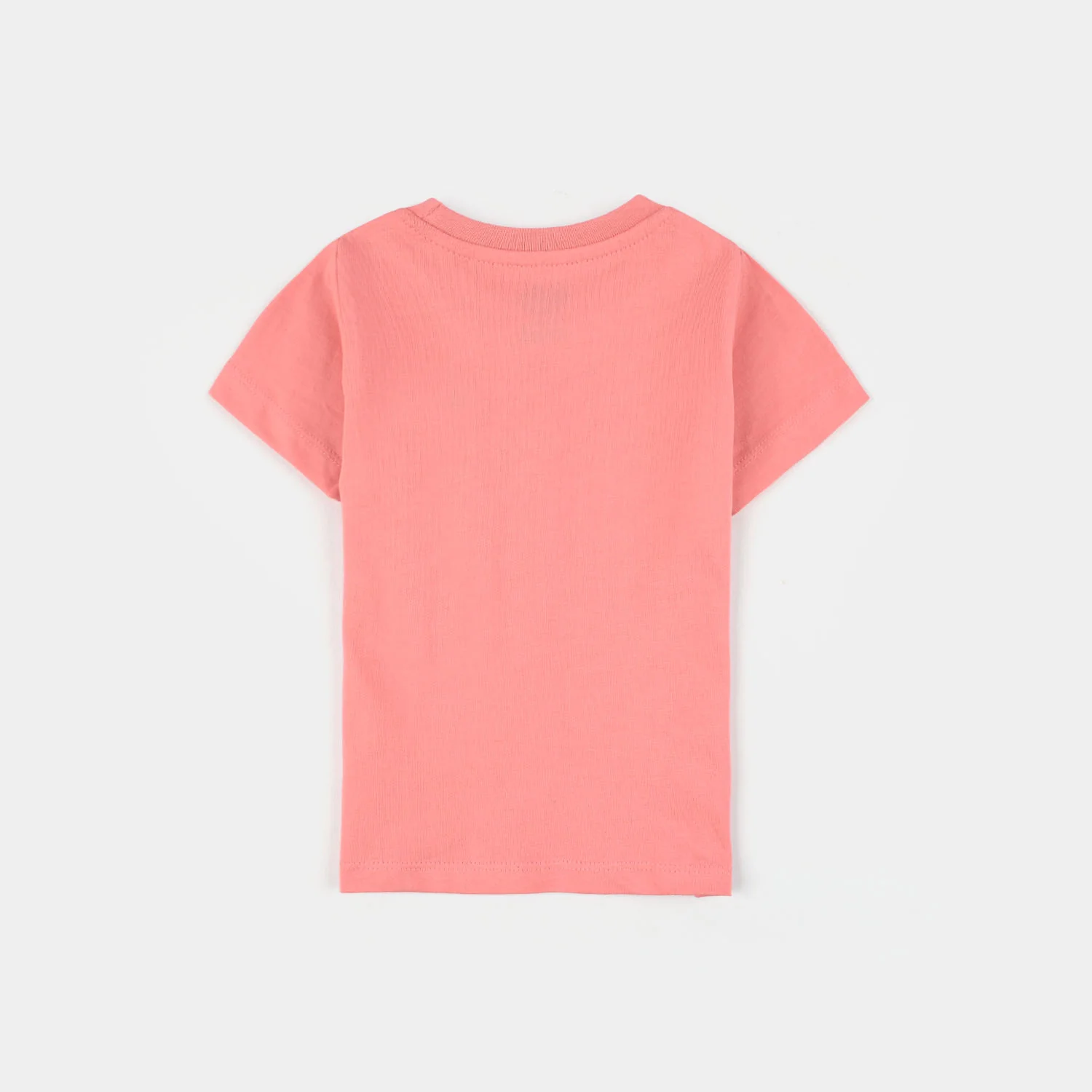 Infant Girls Jersey/Terry T-Shirt (Moms Fav Girl) - Peach - Image 6