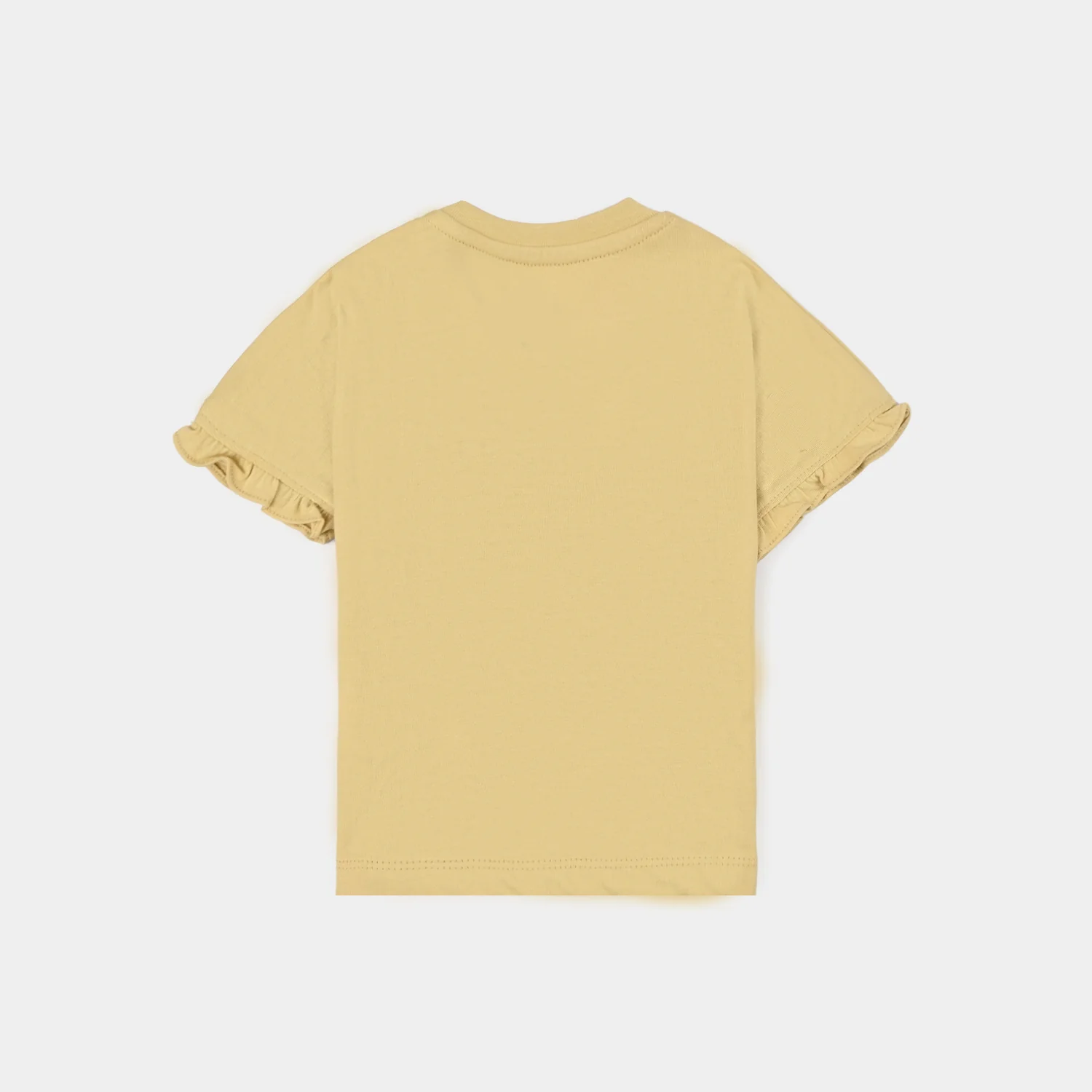 Infant Girls Jersey/Terry T-Shirt (Strawberry) - Yellow - Image 5