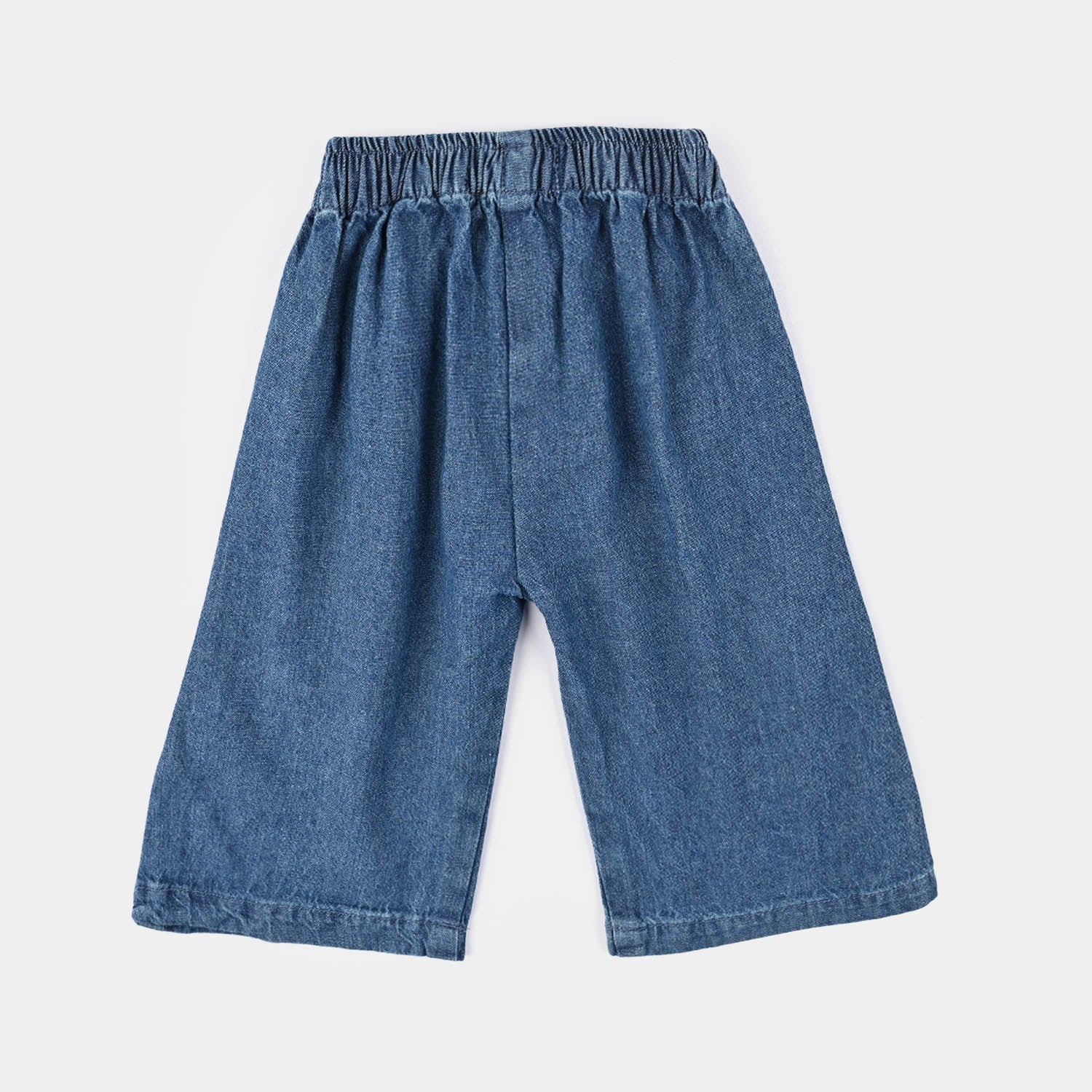 Infant Girls Tencel Denim (Light Denim) Suit-Flower Edit - Blue - Image 5