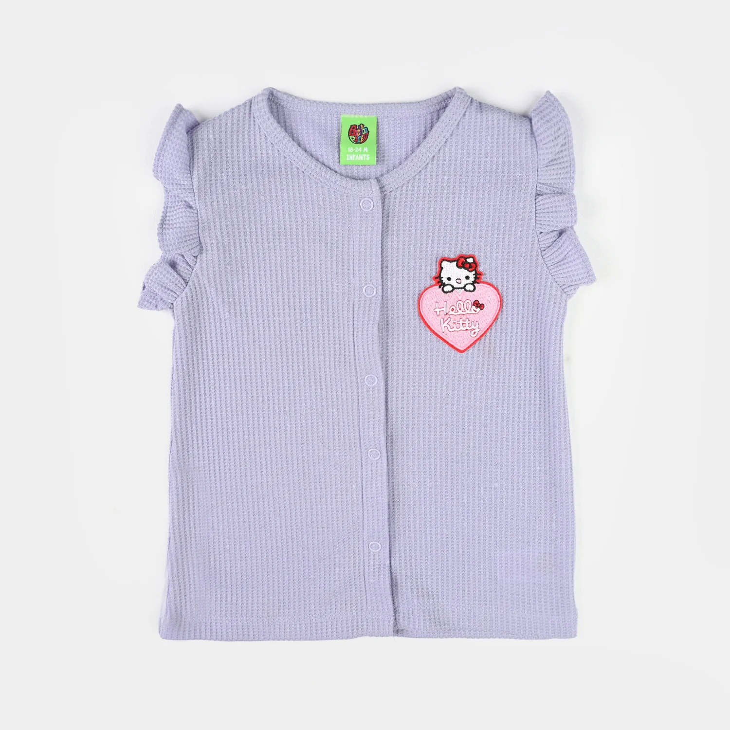 Infant Girls Thermal Knitted Suit - Purple - Image 3