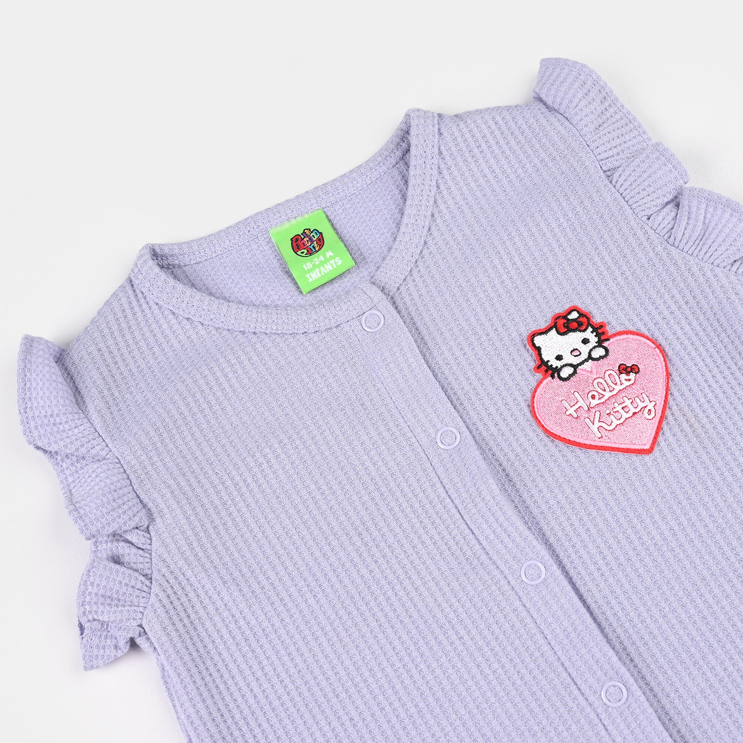 Infant Girls Thermal Knitted Suit - Purple - Image 4