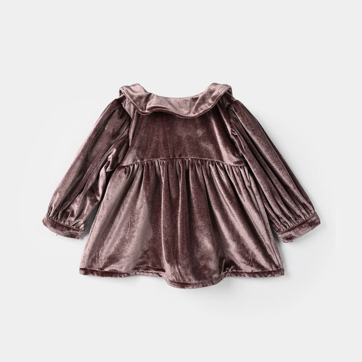Infant Girls Velvet Casual Top Tulip - Image 4