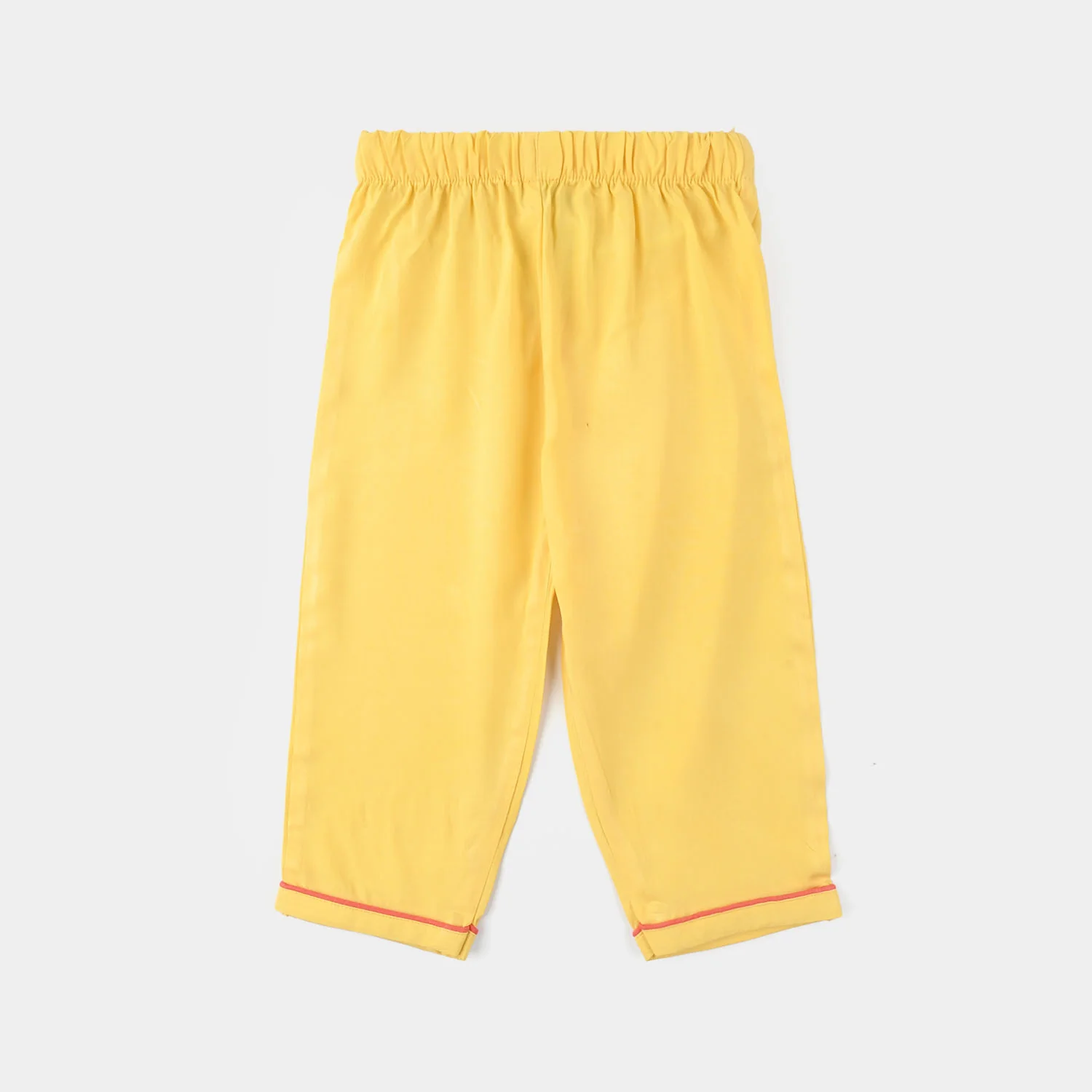 Infant Girls Viscose Night Suit - Yellow - Image 5