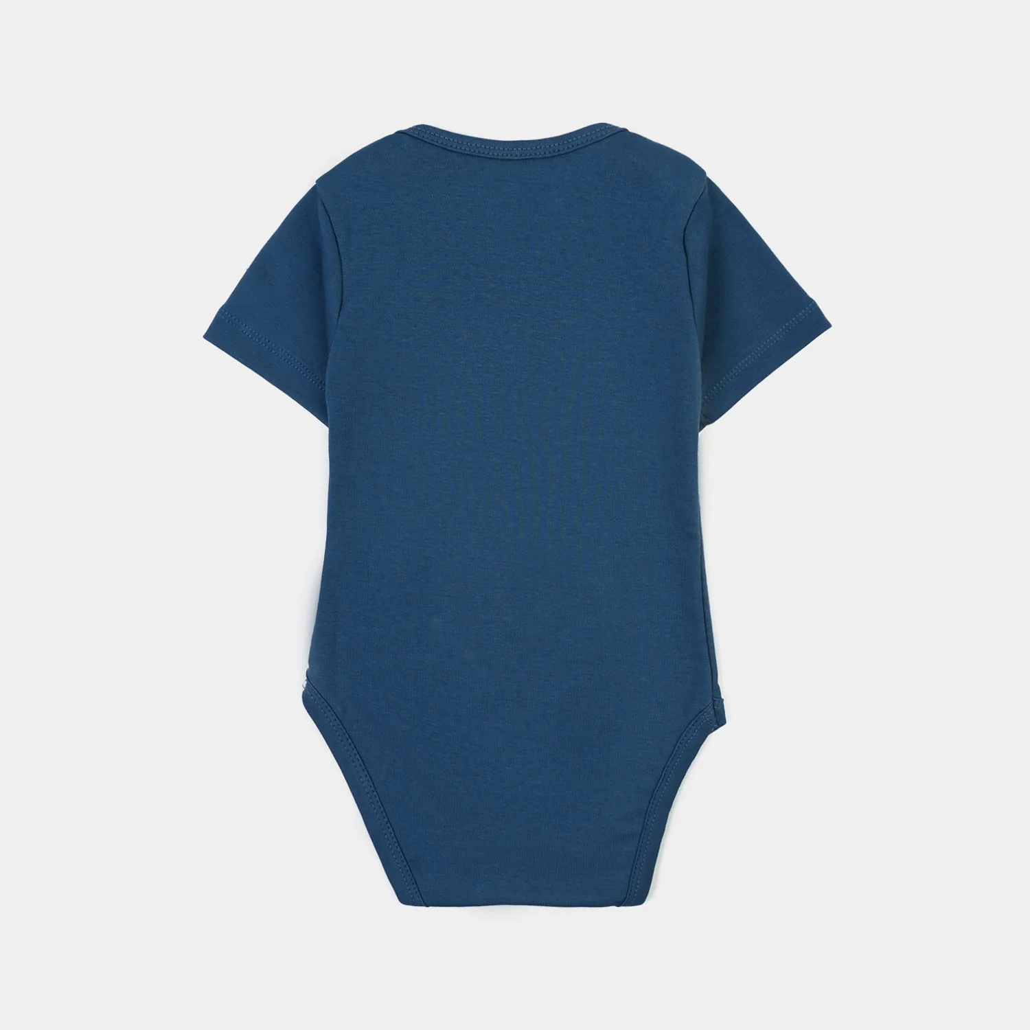 Infant Unisex Cotton Interlock Romper DADDY'S HYPE MAN-NAVY - Image 4
