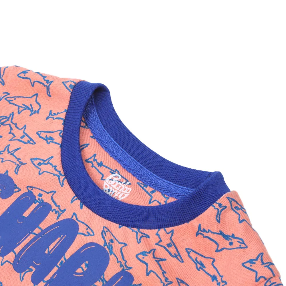 Infants Boys T-Shirt Shark - Mix - Image 2