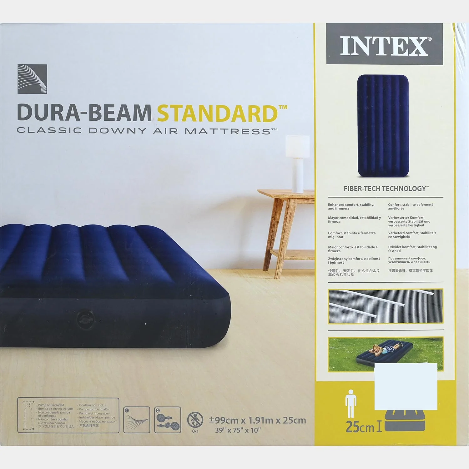 Intex Dura-Beam Bed Single High Airbed - Image 3