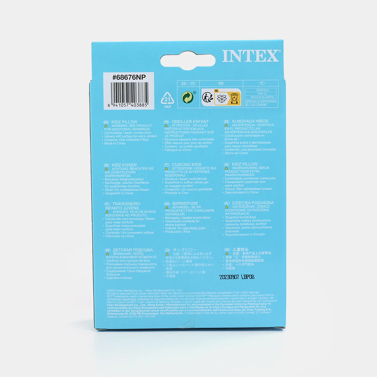 Inflatable Kids' Travel Camping Pillow - Image 5