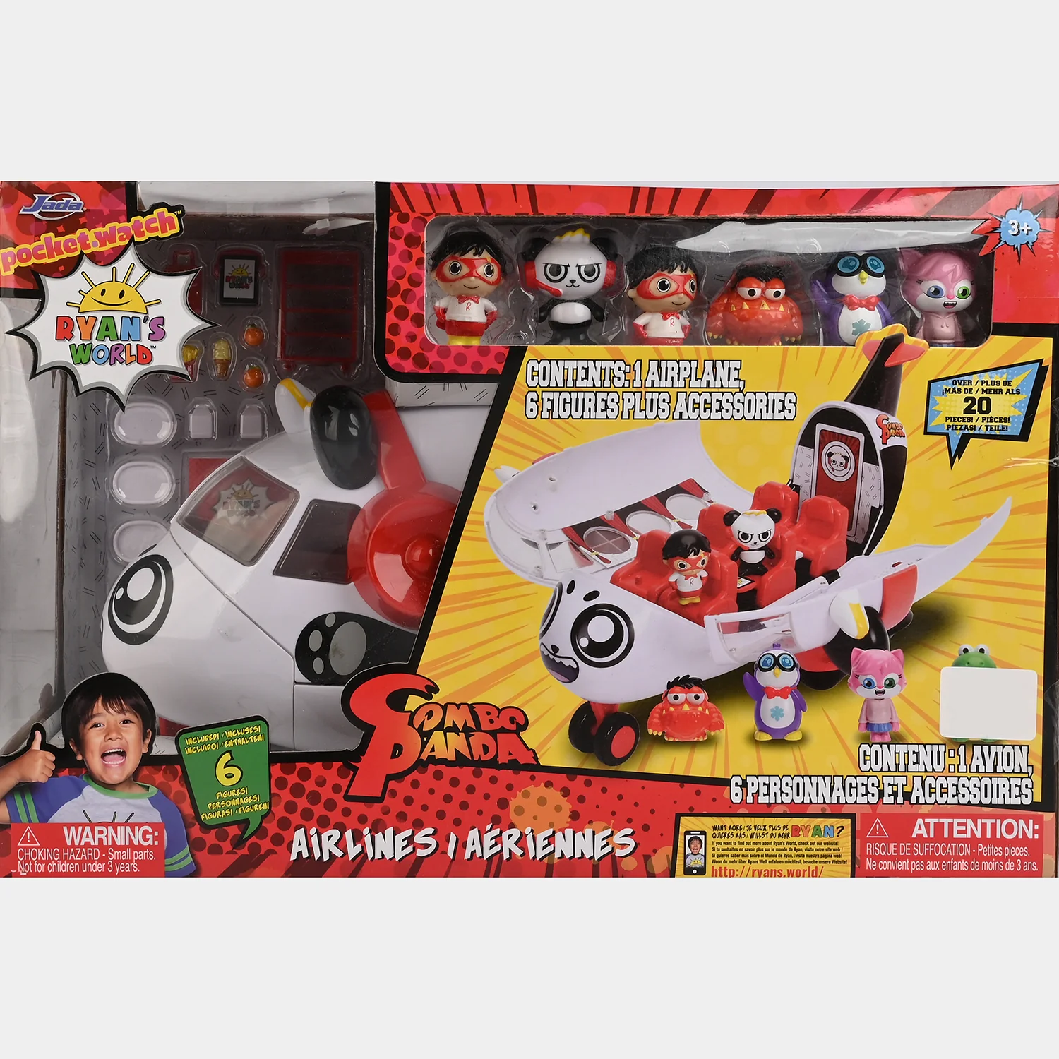 Combo Panda Airlines Airplane Play Set - Image 2