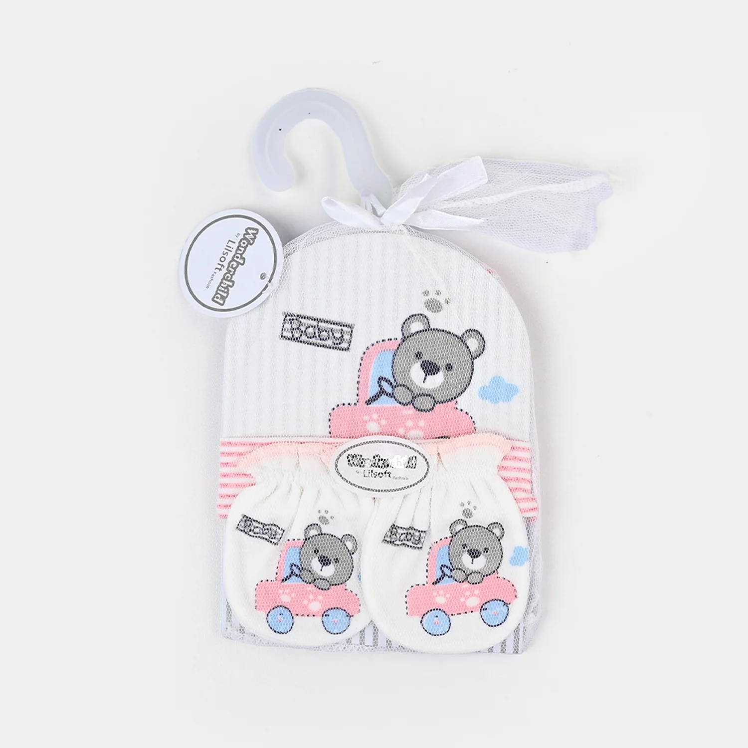 Baby Cap+Mitten+Socks Set - Image 3