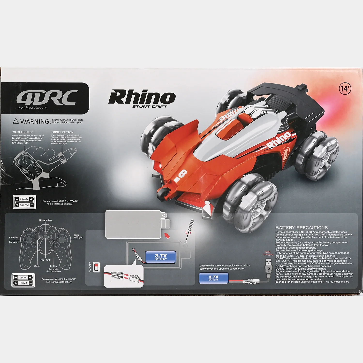 Kids 360° Stunt Drift Remote Control Car - Image 8