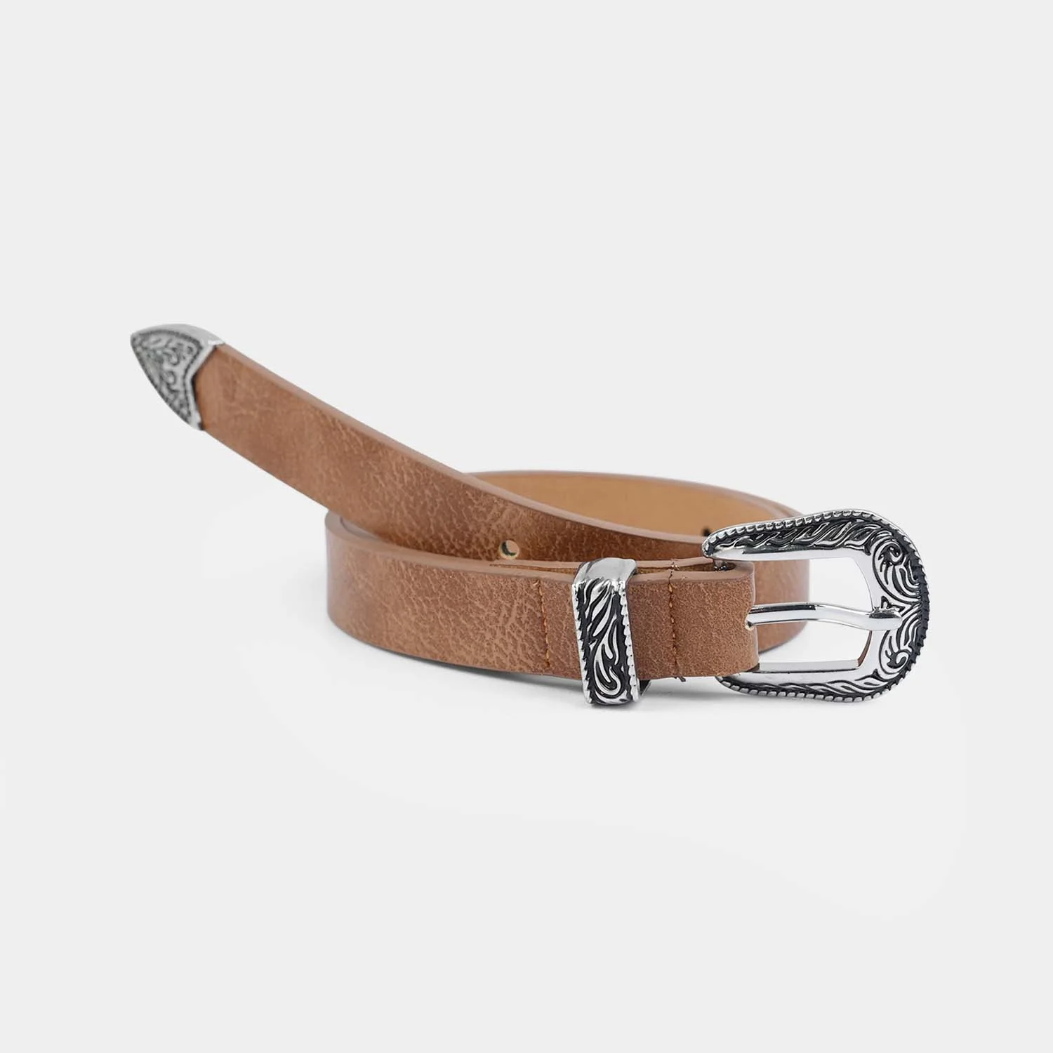 Kids Belt Leathery - BROWN - Image 3