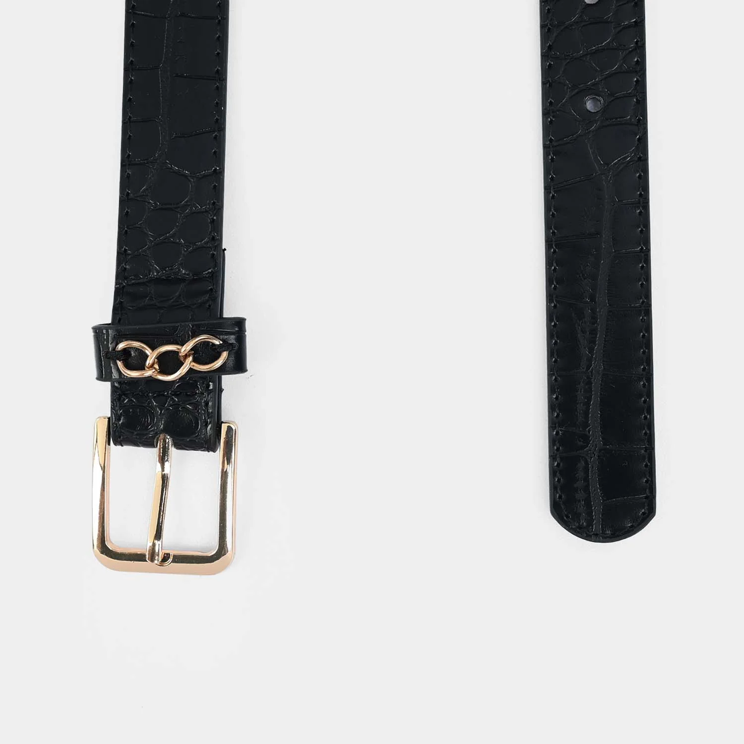 Kids Belt Textured - BLACK - Image 2