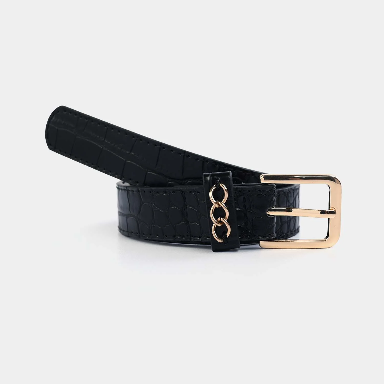 Kids Belt Textured - BLACK - Image 3
