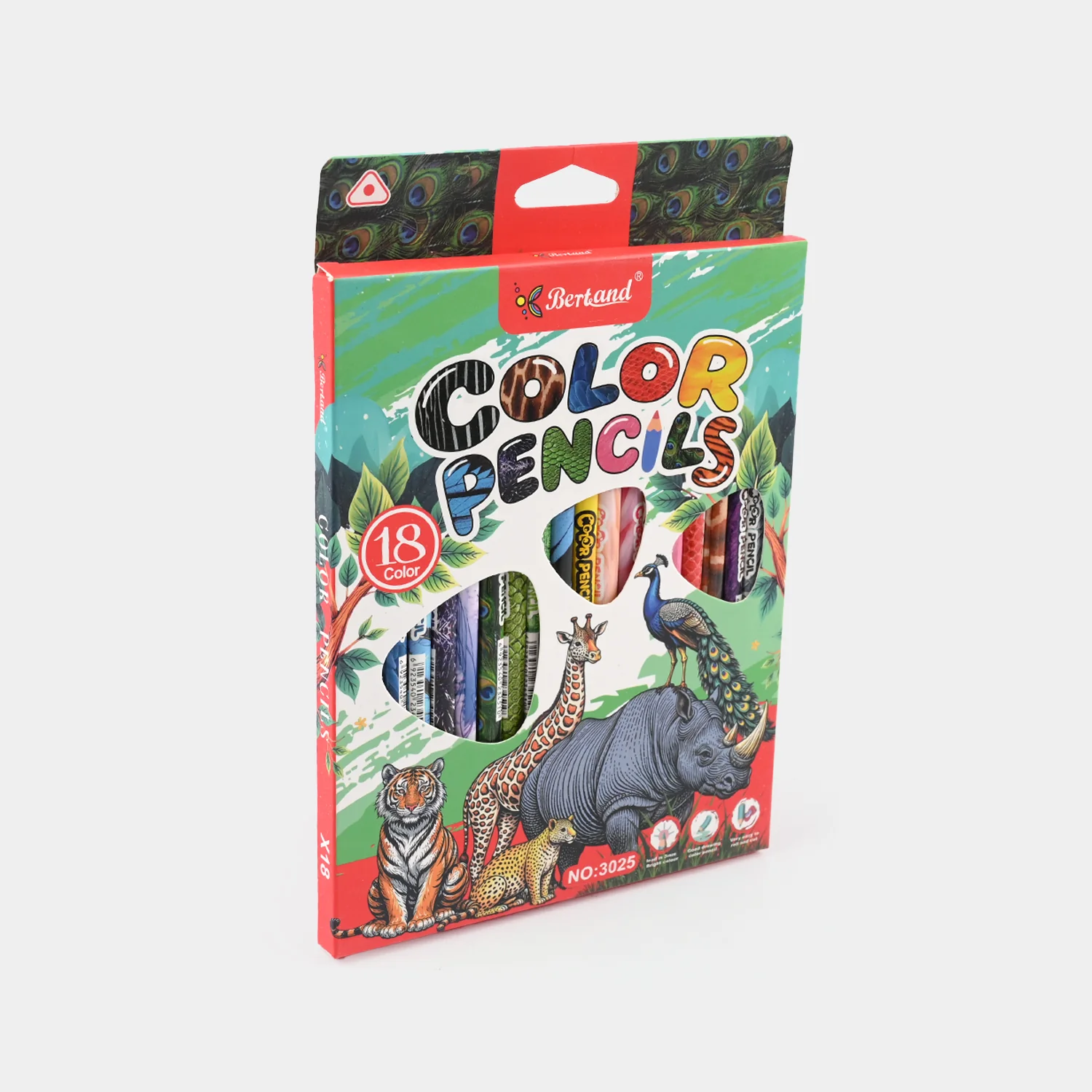 Kids Color Pencils Set – 18 Vibrant Shades - Image 3