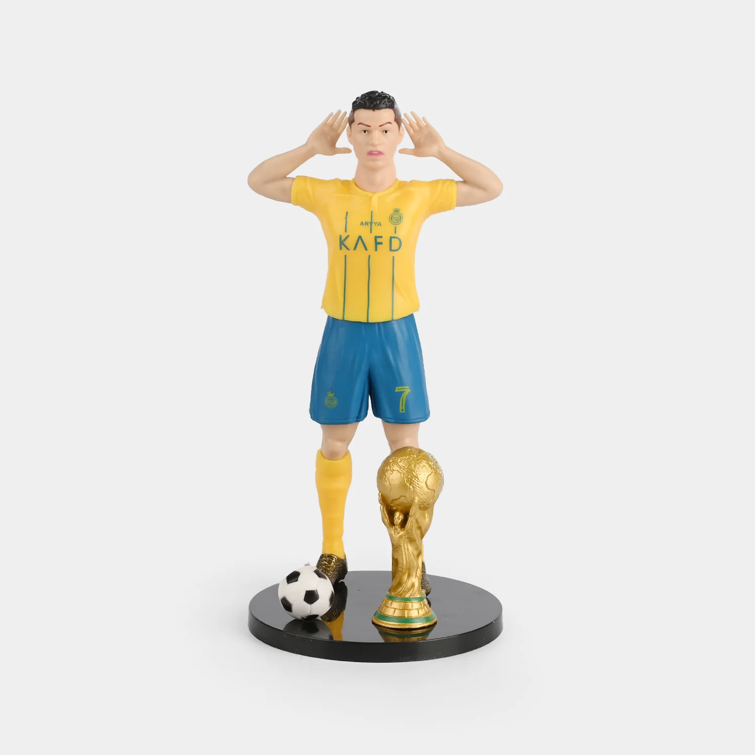 Kids Football Player Action Figure with Trophy - Image 5