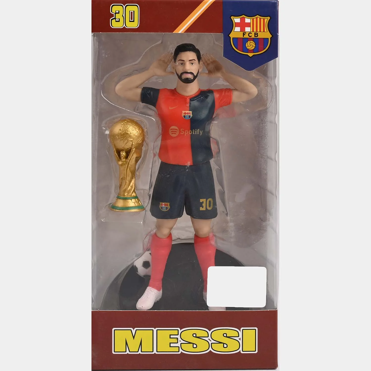 Kids Football Player Action Figure with Trophy - Image 3