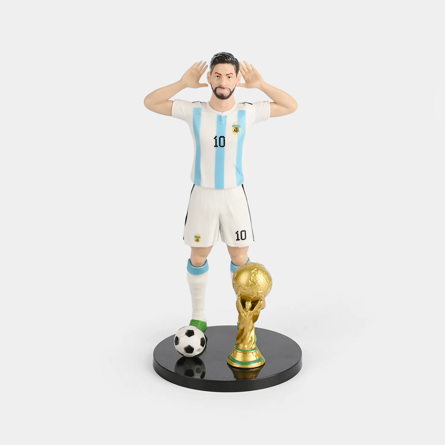 Kids Football Player Action Figure with Trophy - Image 4