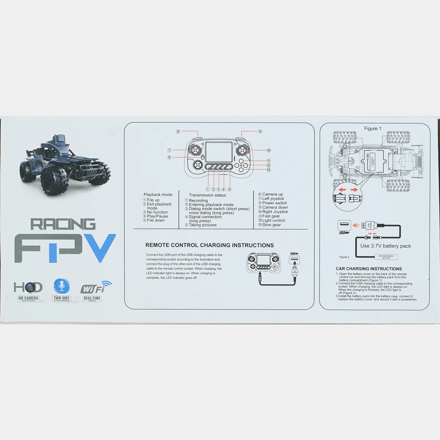 Kids FPV Racing Off-Road RC Car with Camera - Image 9