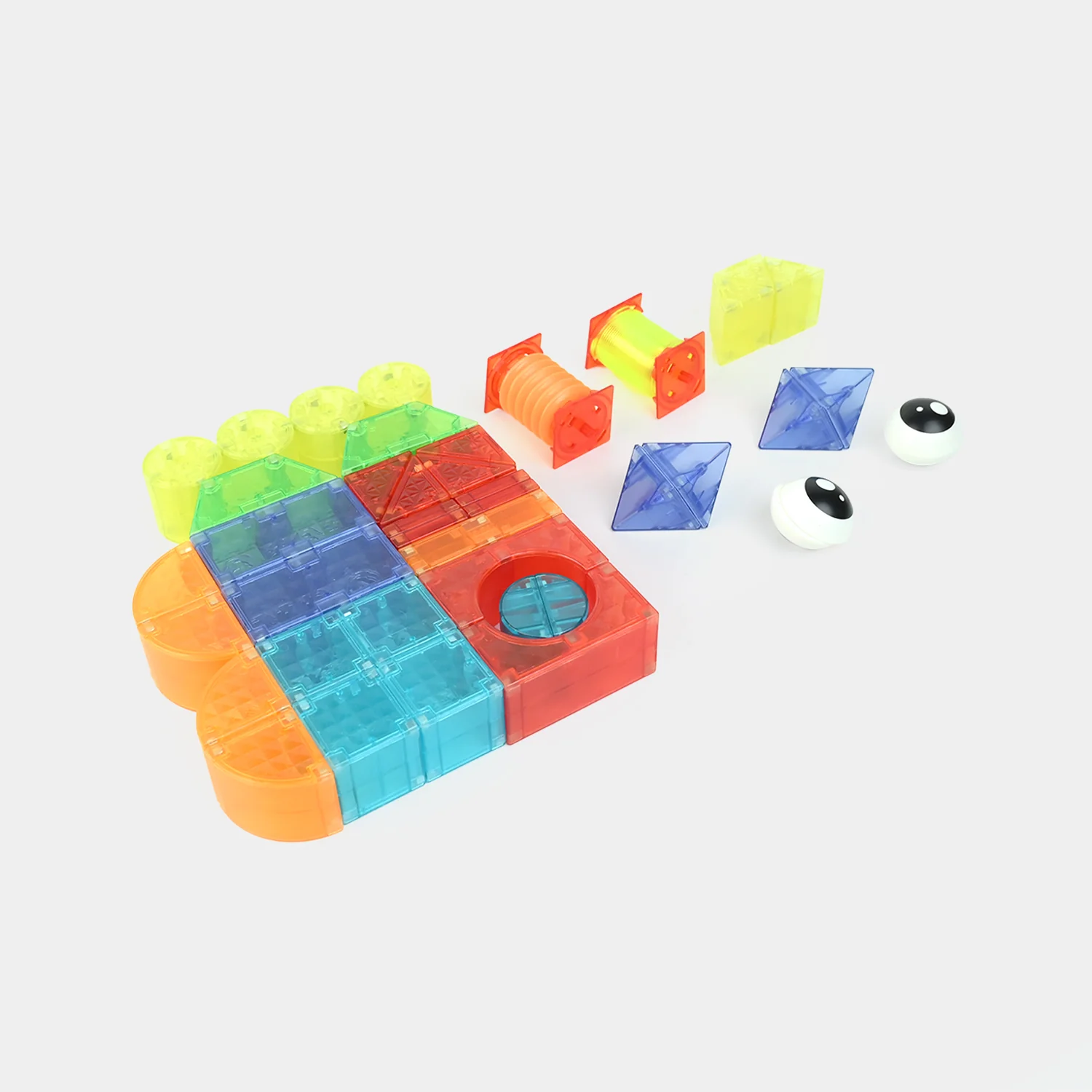 Kids Magnetic Tiles Building Blocks Educational STEM Set K80019 - Image 2