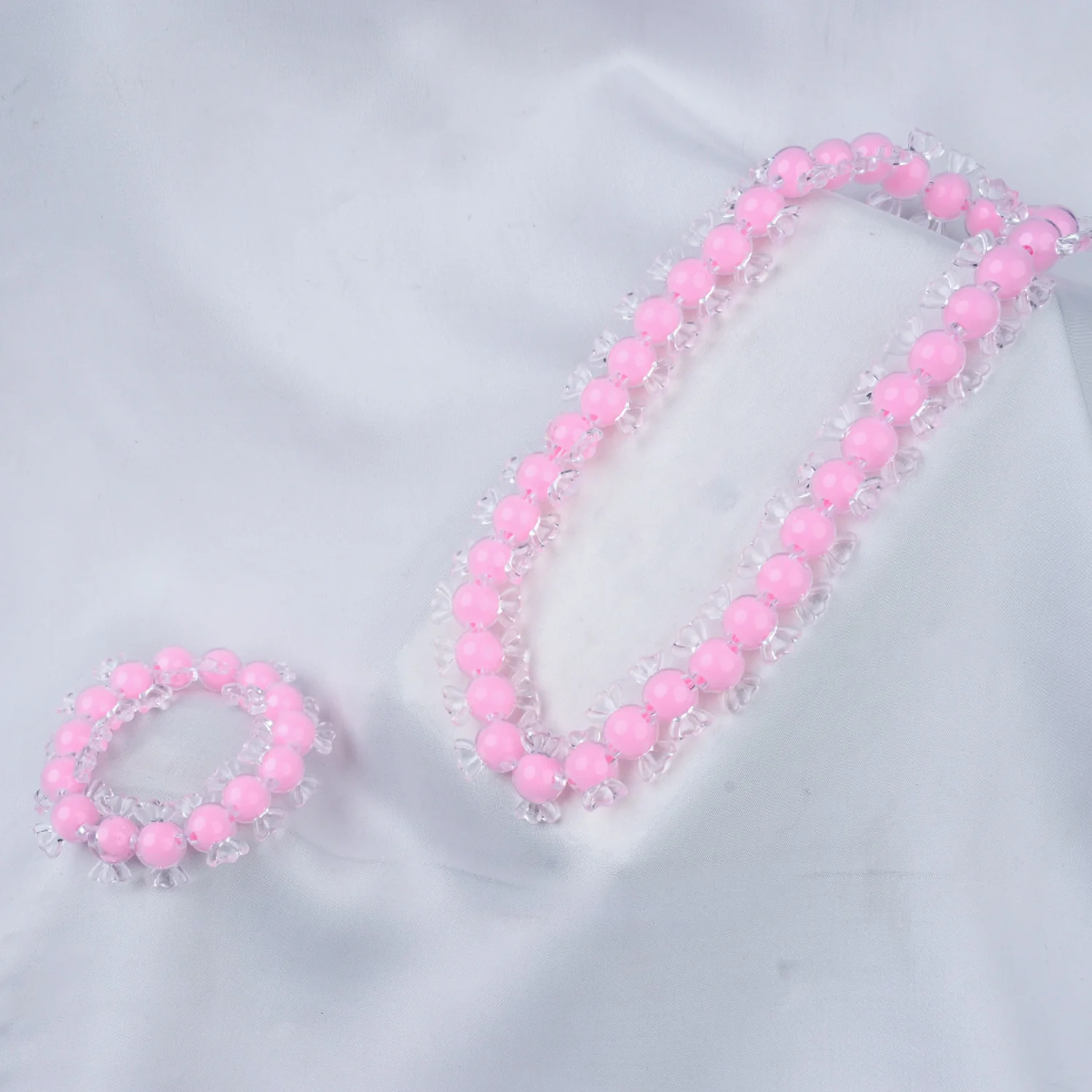 Beads Necklace & Bracelet Set