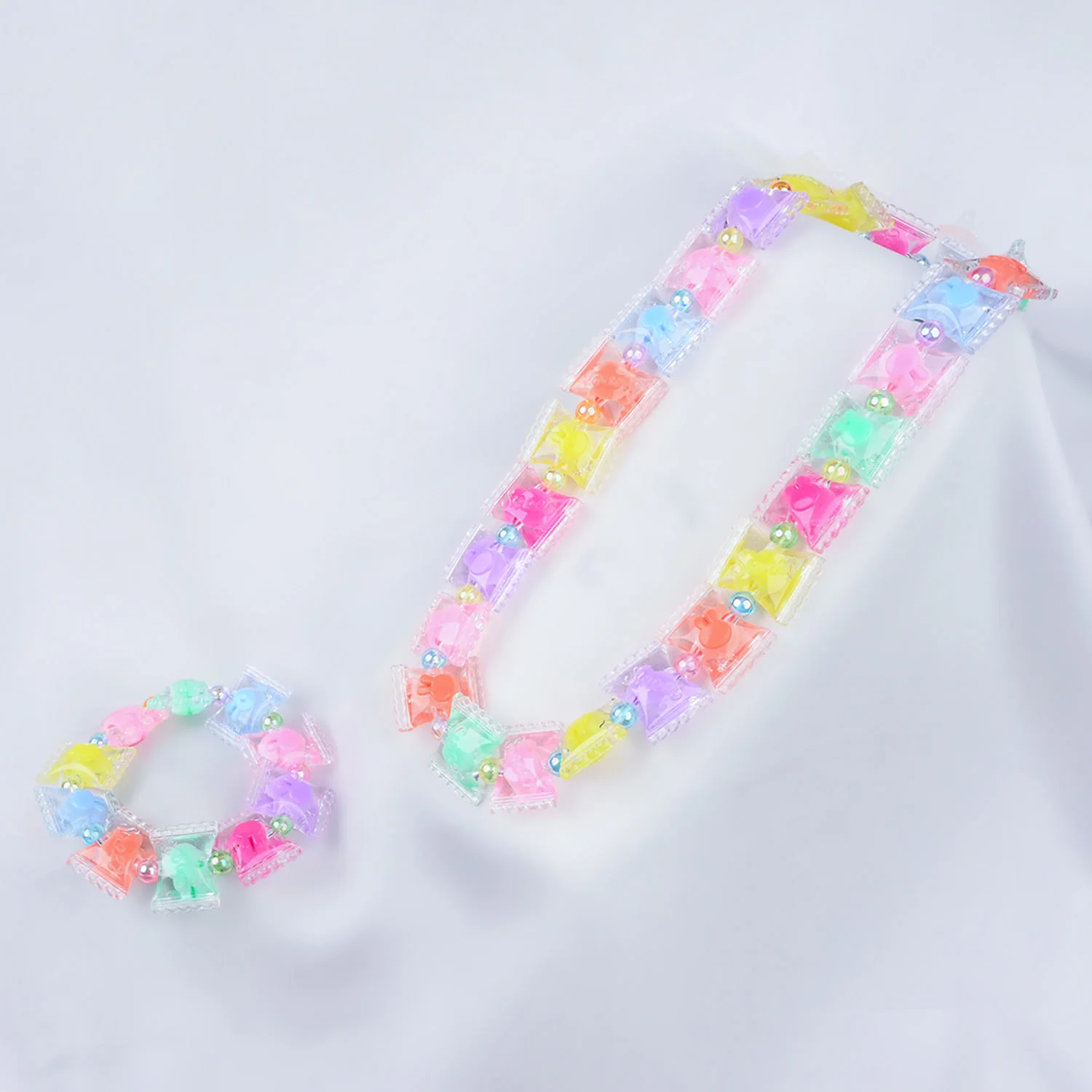 Beads Necklace & Bracelet Set