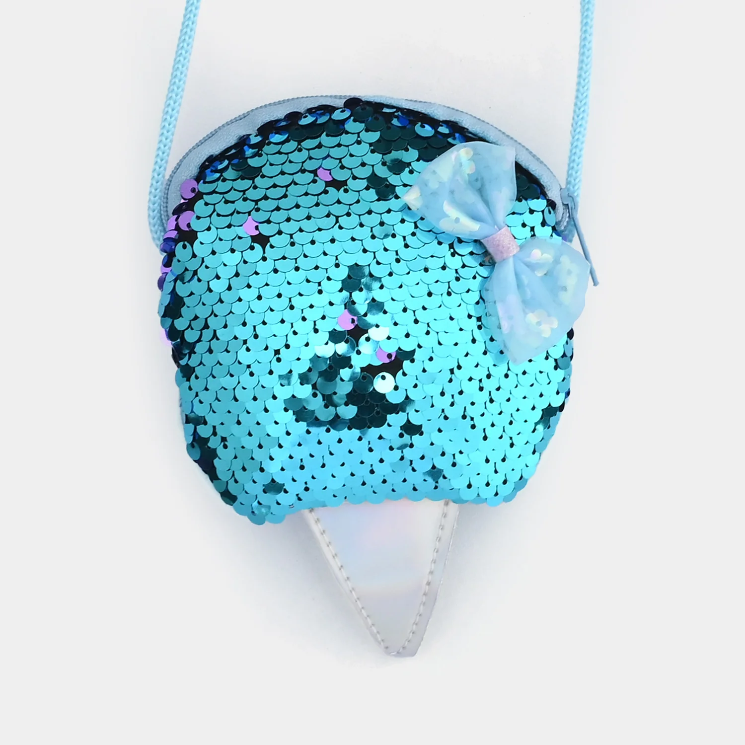 Kids Sequin Crossbody Bag - Image 2