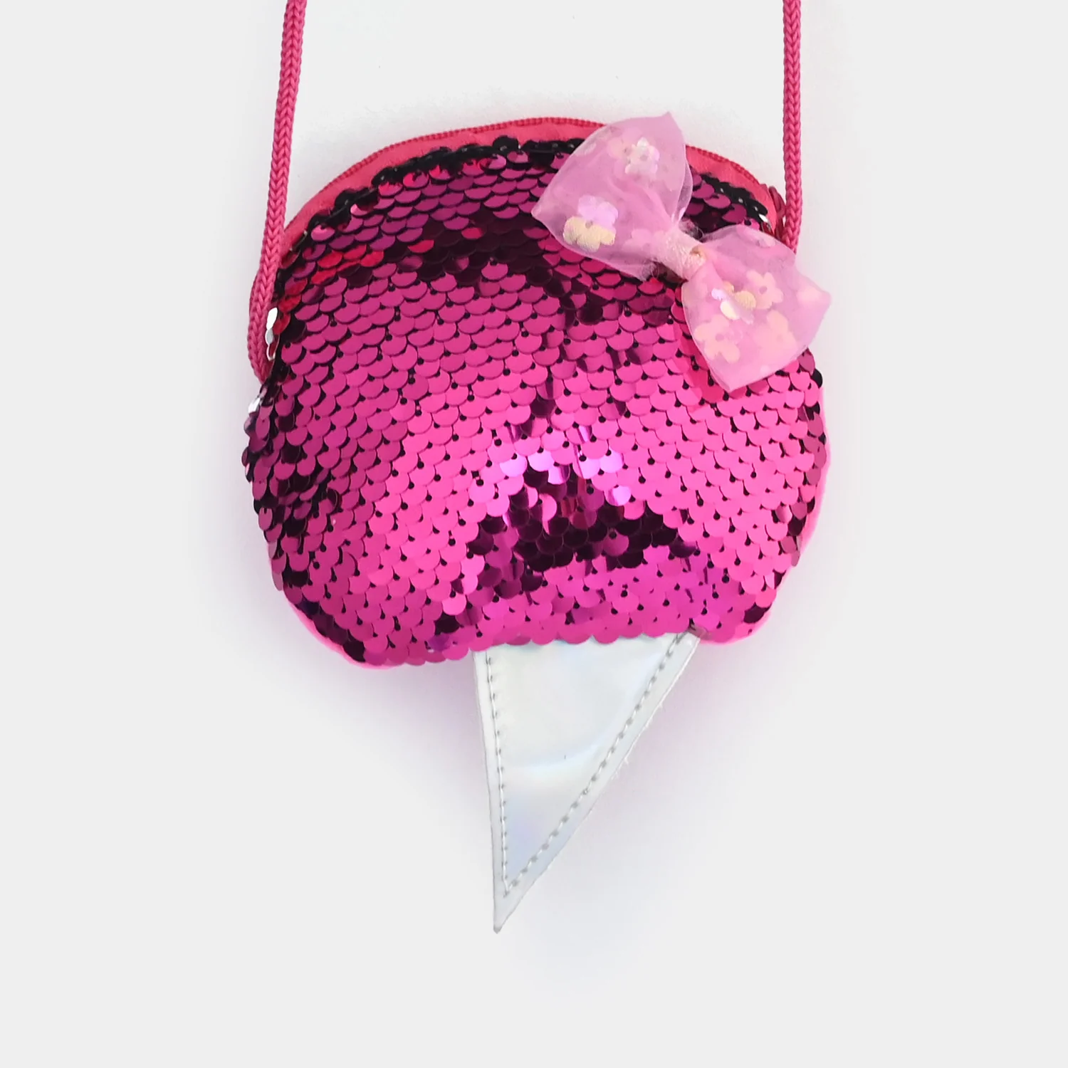 Kids Sequin Crossbody Bag - Image 2