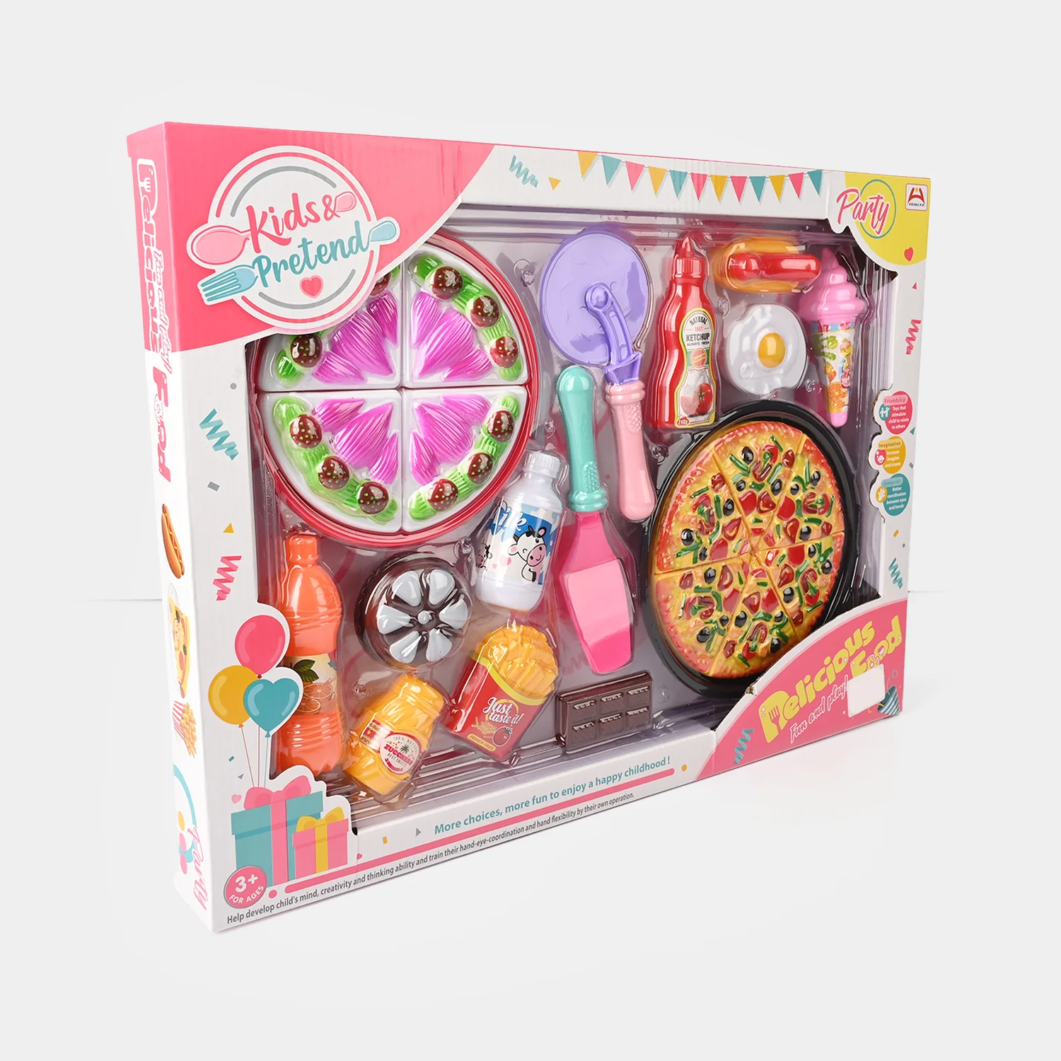 Kids & Pretend – Deluxe Party Food Play Set - Image 3