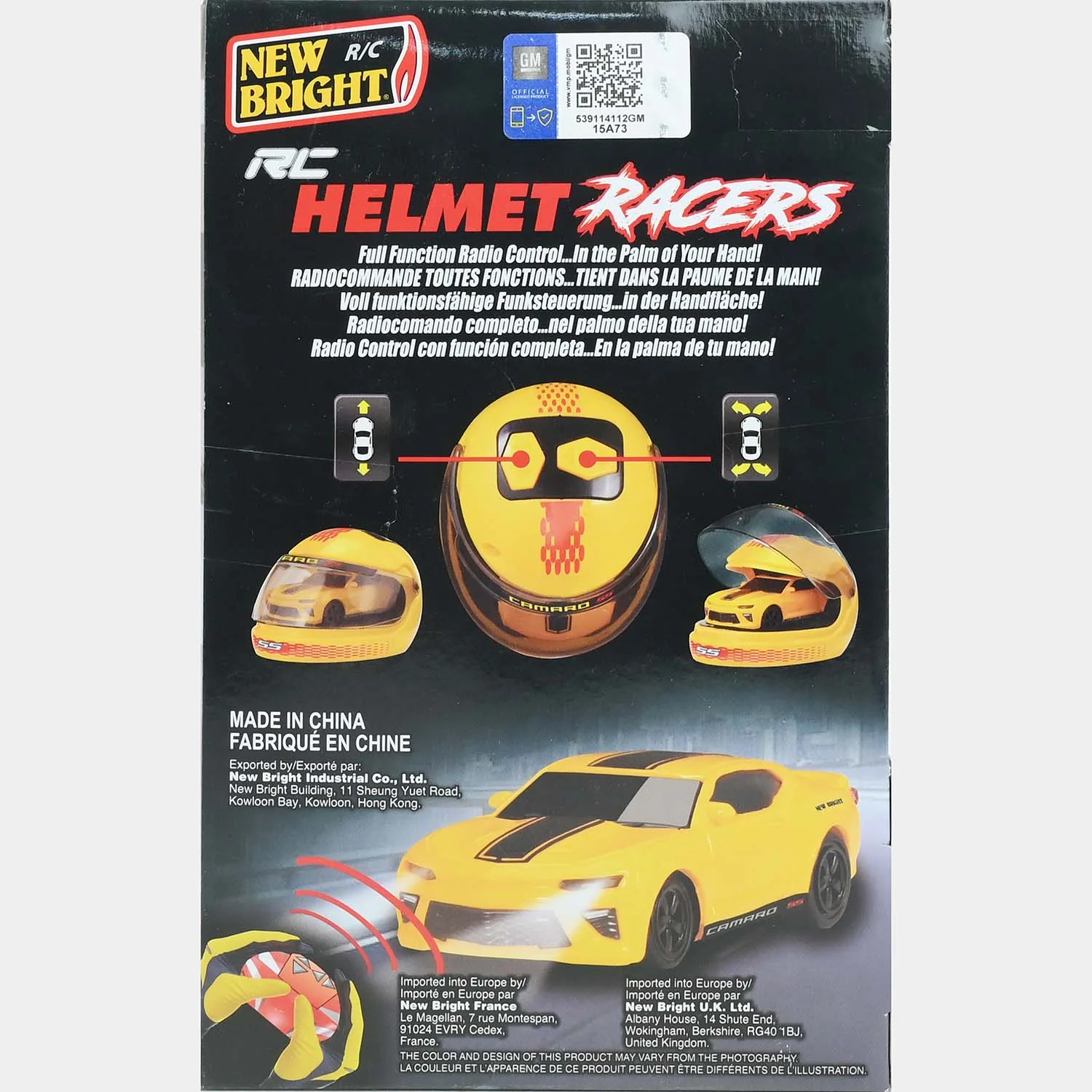 Kids Remote Control Helmet Racer Sports Car Toy - Image 3