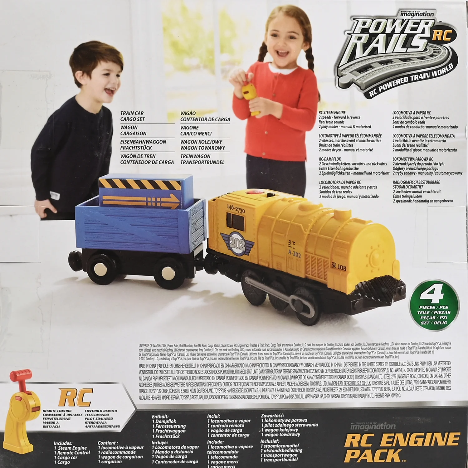 Kids Remote Control Rail Engine Train Pack Toy - Image 8