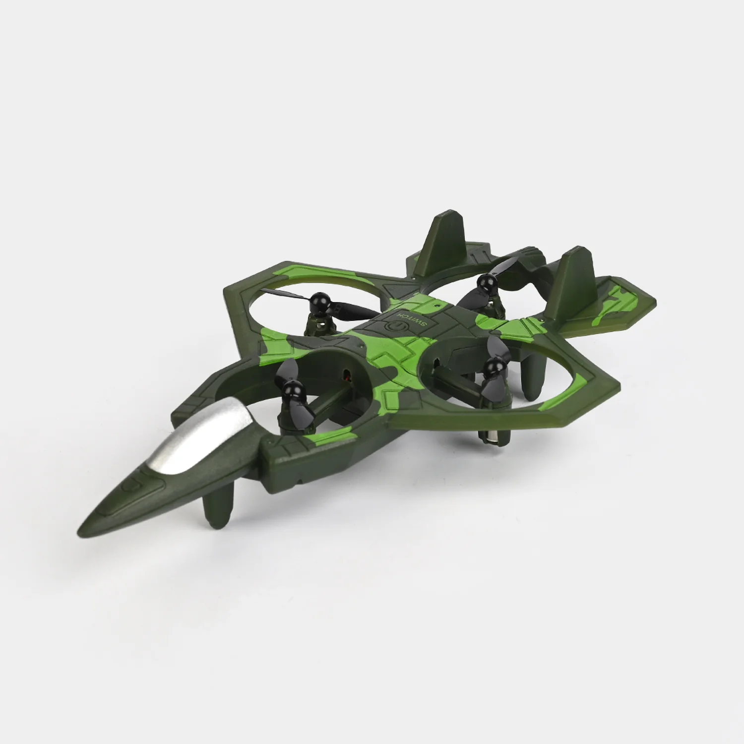 Kids Remote Control Stealth Jet Quadcopter Aircraft - Image 2