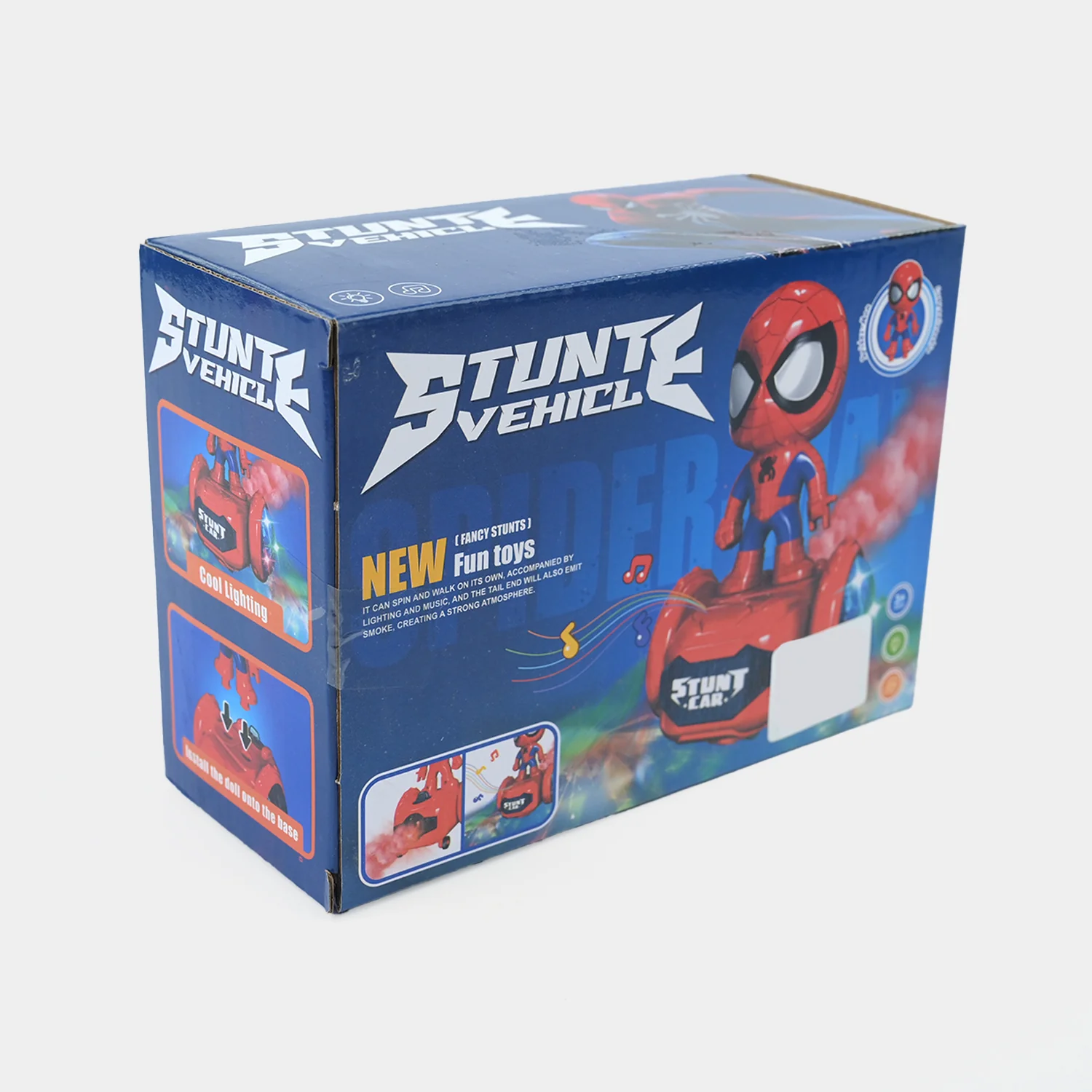 Kids Superhero Stunt Car with Lights & Sound - Image 3