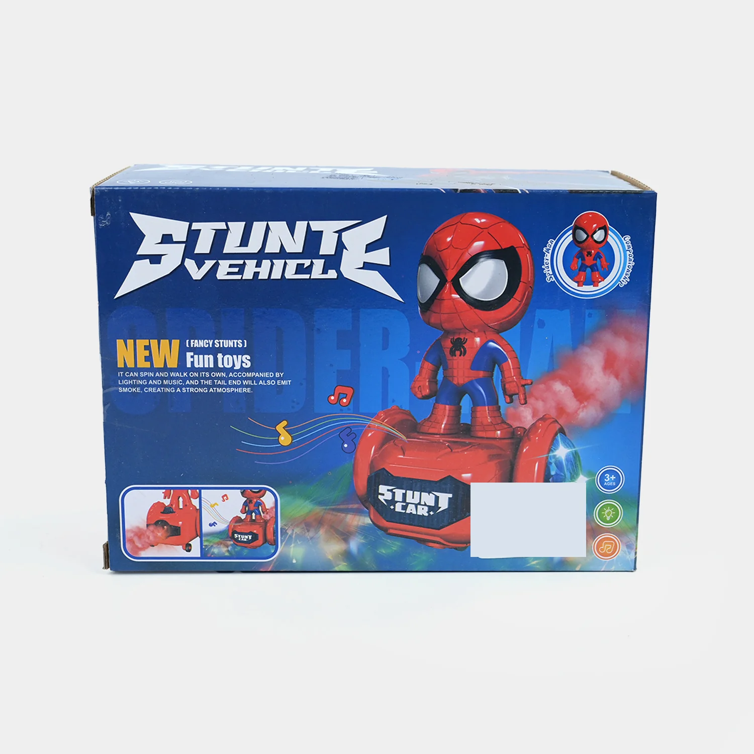Kids Superhero Stunt Car with Lights & Sound - Image 6