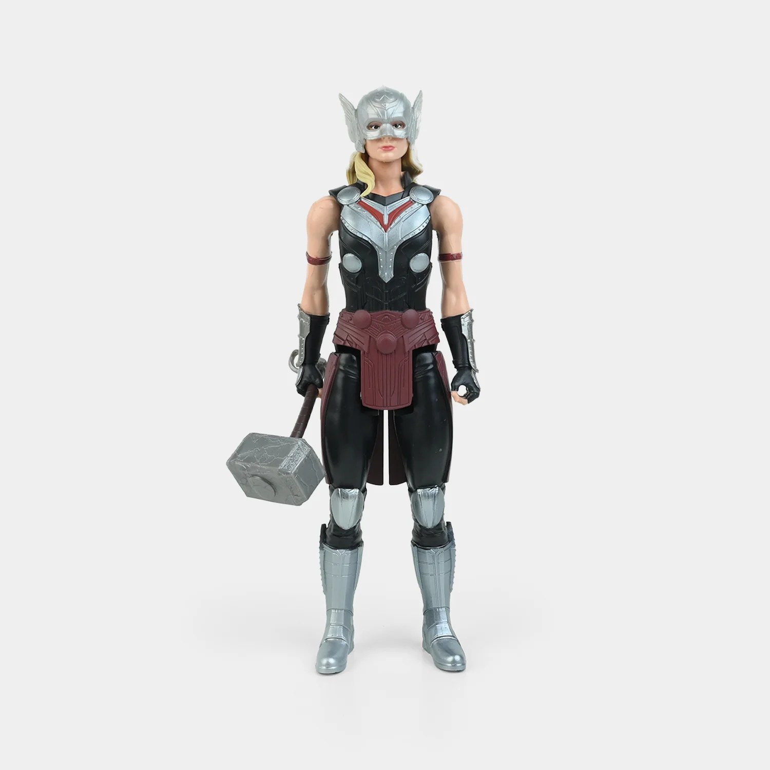 Kids Superhero Warrior Character Action Figure Toy with Hammer - Image 4