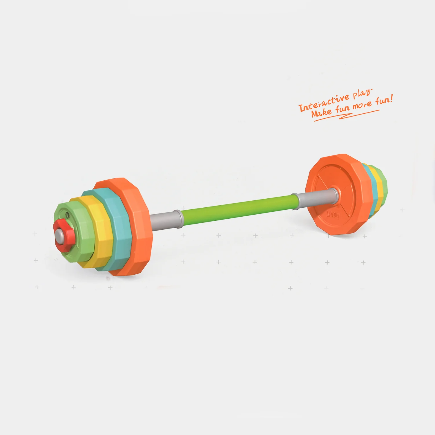 Athletic Barbell Adjustable Toy Barbell / Children's Fitness Set - Image 2