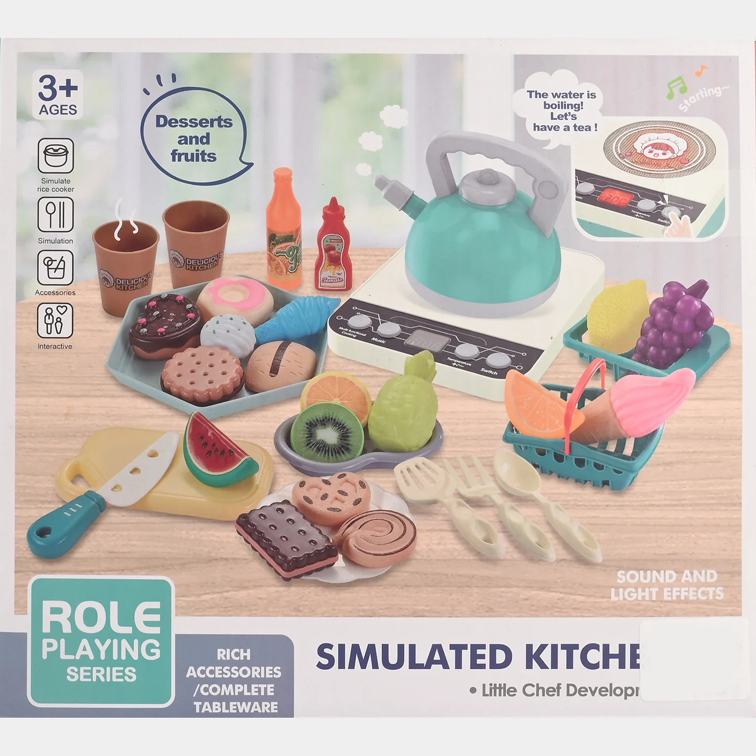 Simulated Kitchen Pretend Play Set - Image 2