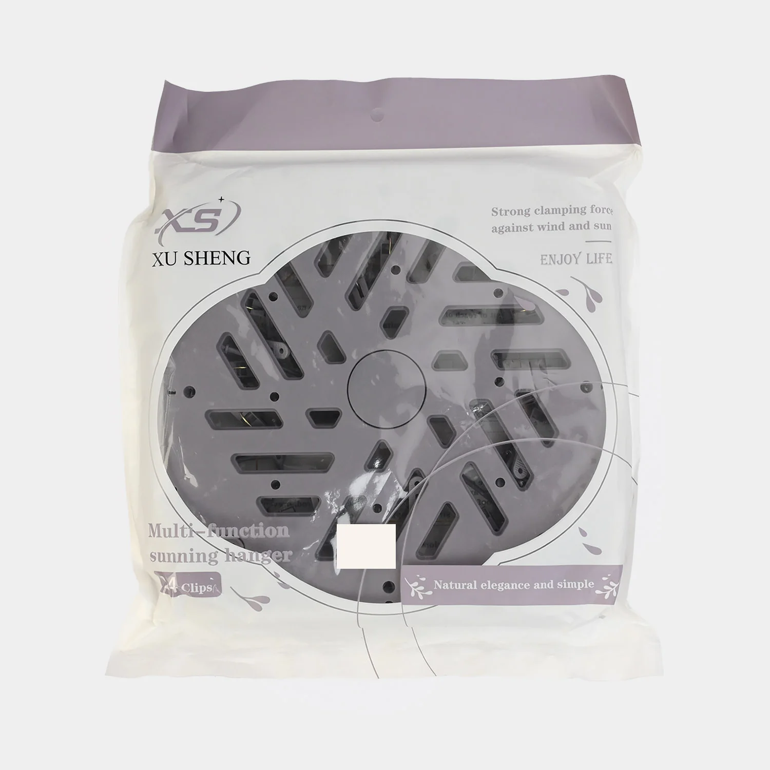 LAUNDRY HANGER 24 CLIPS | GREY XS71065