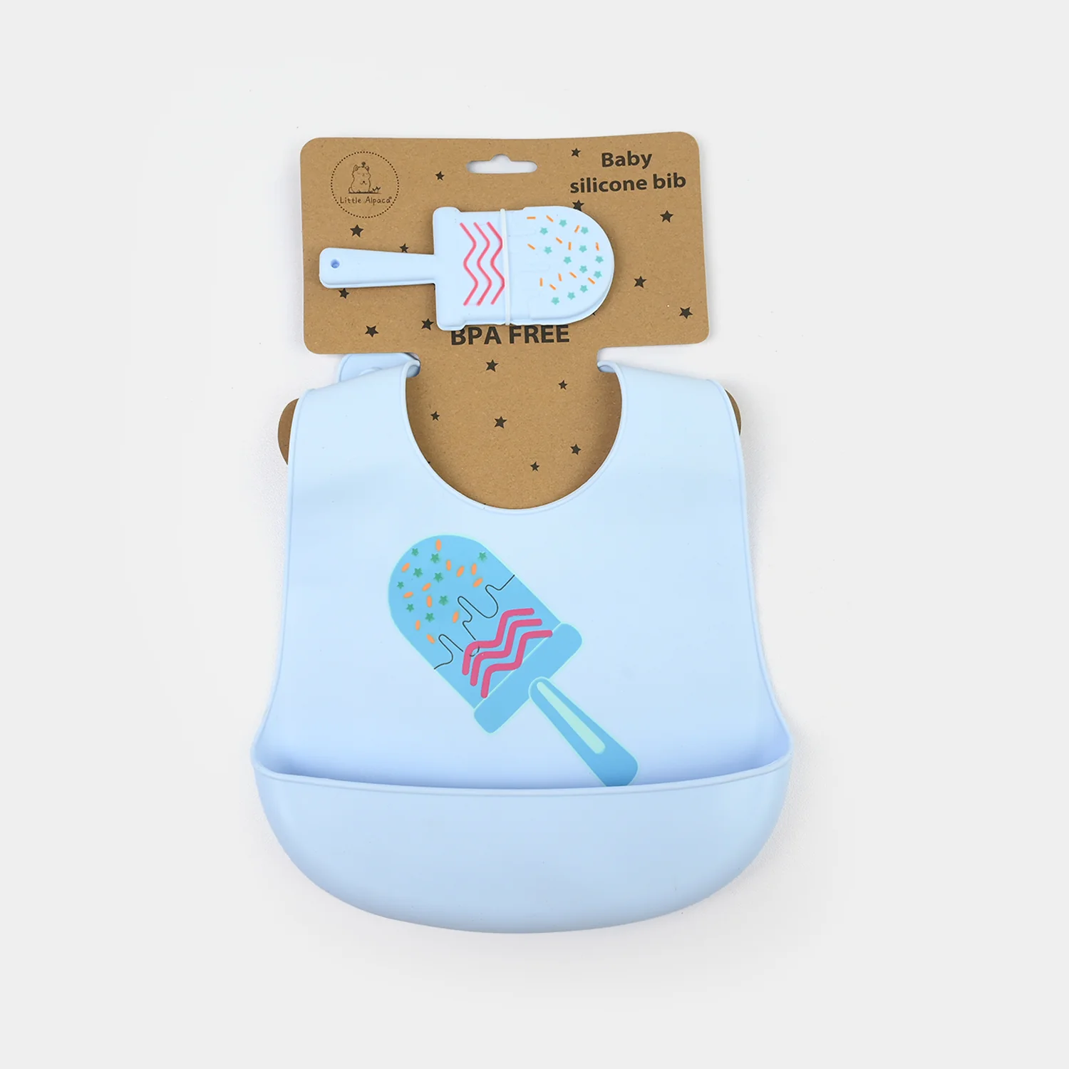 Silicone Bib + Teether - Image 3