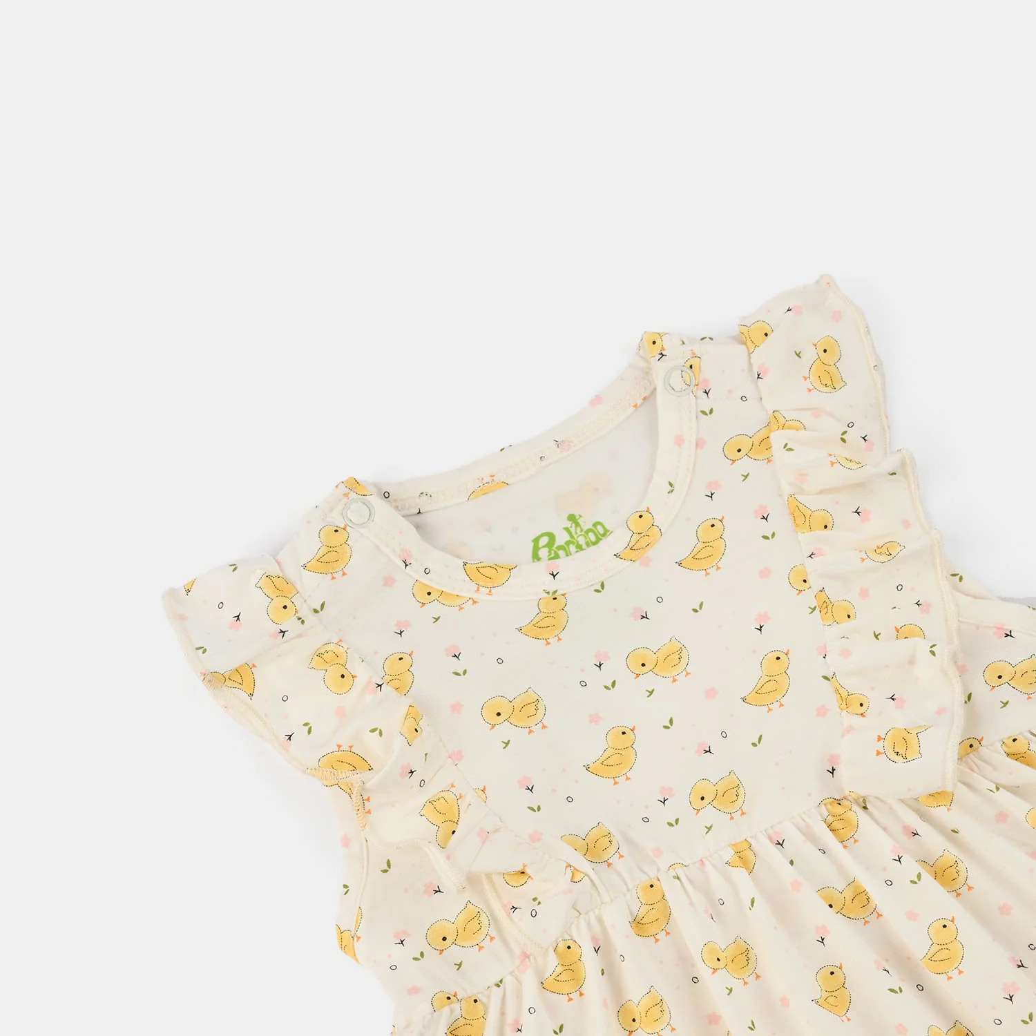 Infant Girls Bamboo Viscose Romper Set (Chicks) - Multi - Image 6