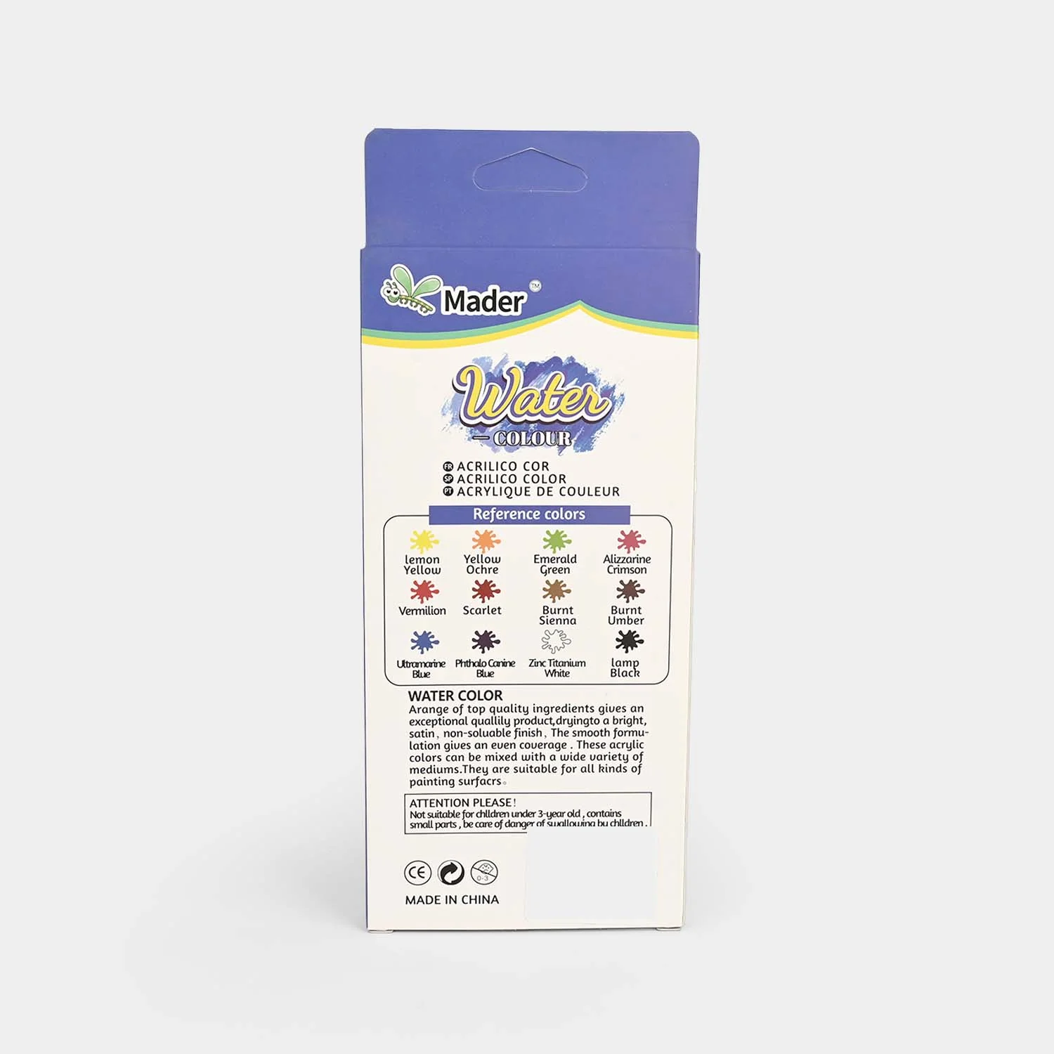 Water Color Paint Tube 12Pcs - Image 4