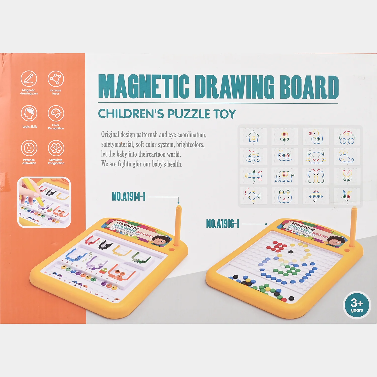 Magnetic Drawing Board – Children’s Puzzle Maze Toy - Image 7