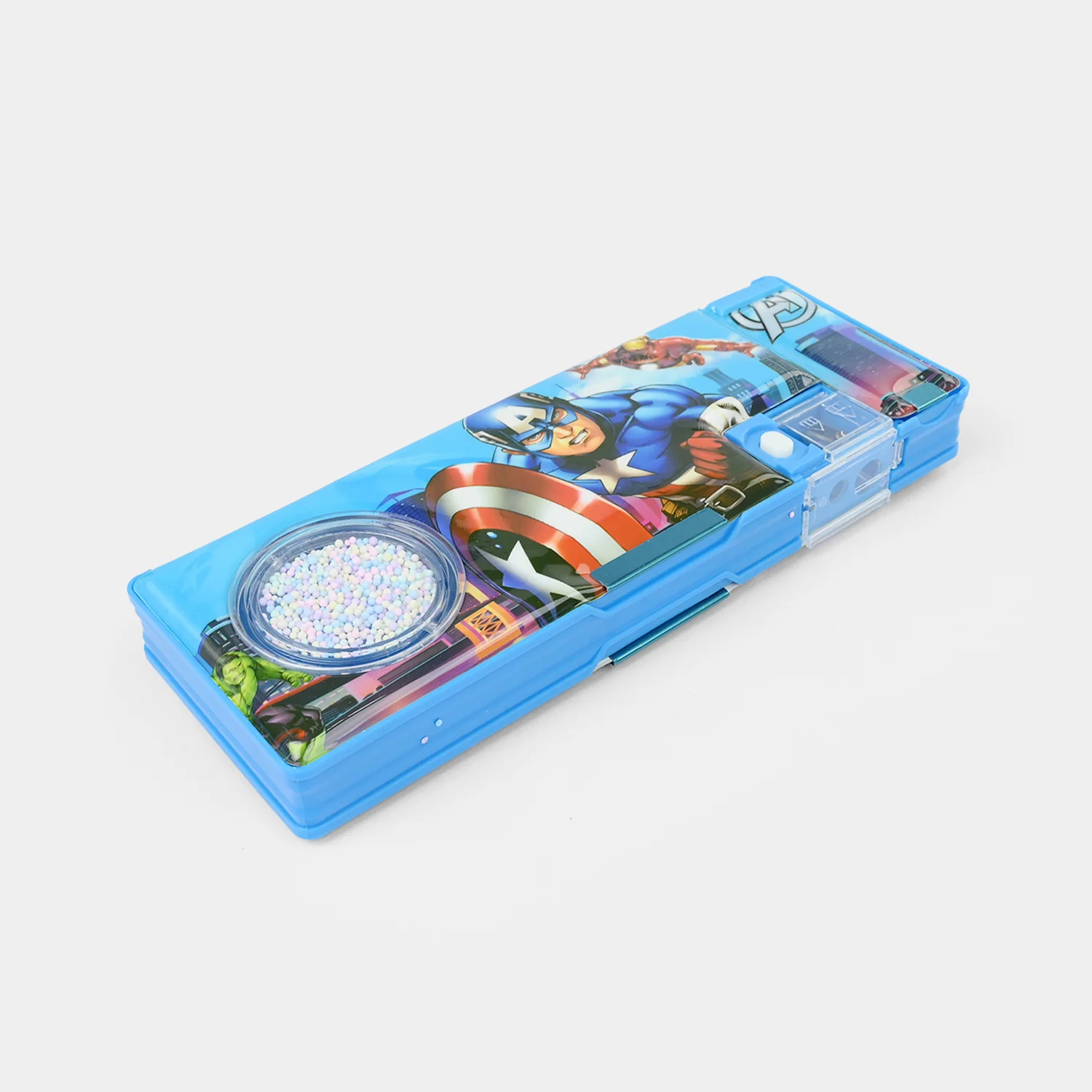 Double-Sided Magnetic Pencil Box for Kids