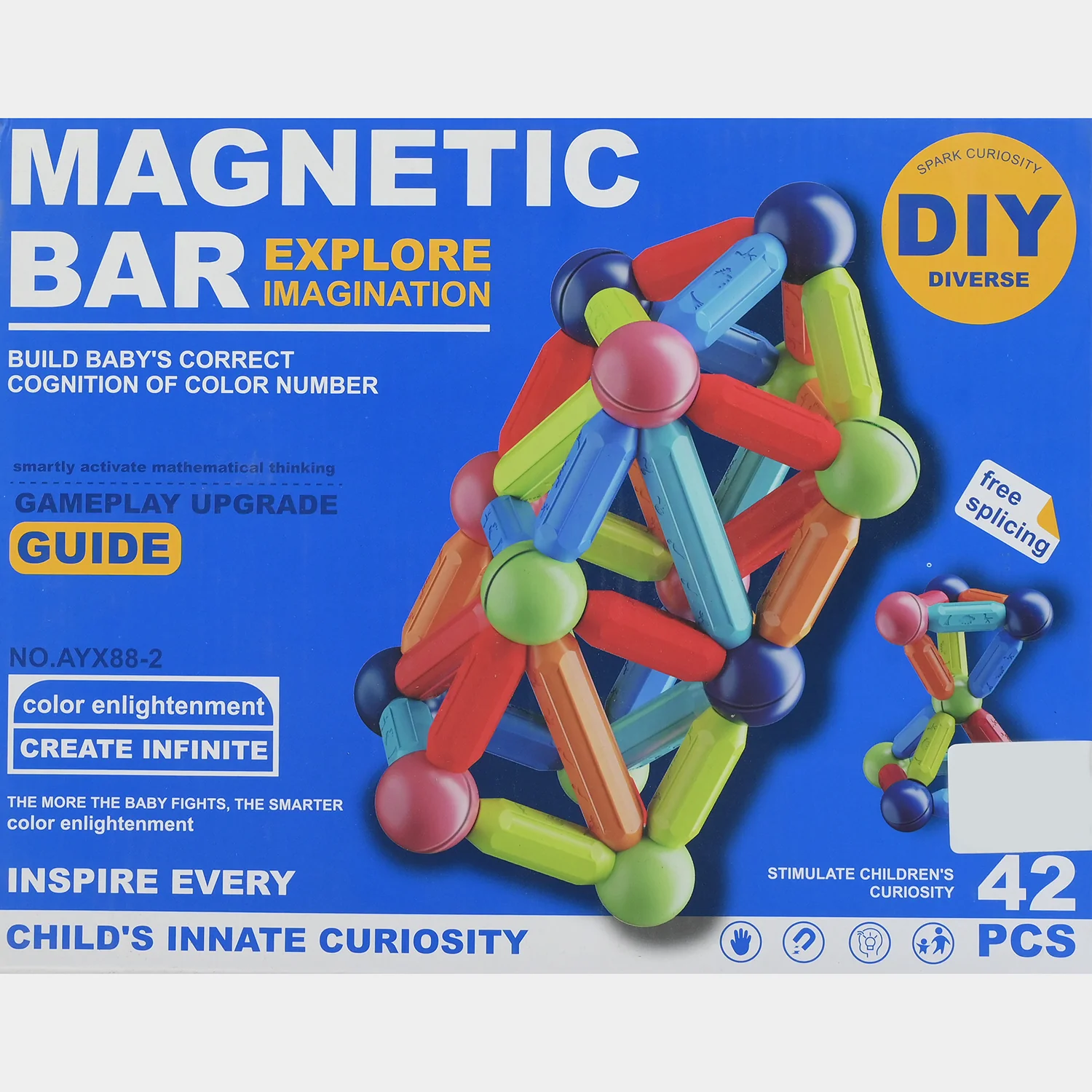 DIY Magnetic Sticks Set | 42Pcs - Image 2