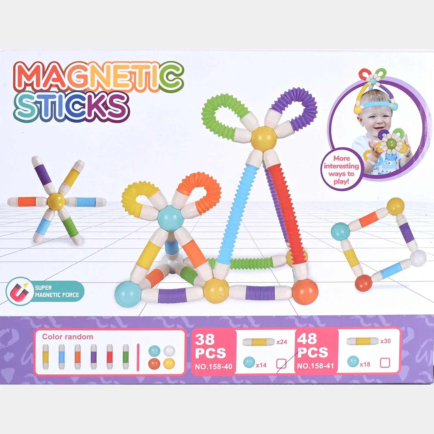 Magnetic Sticks STEM Set | 38Pcs - Image 4