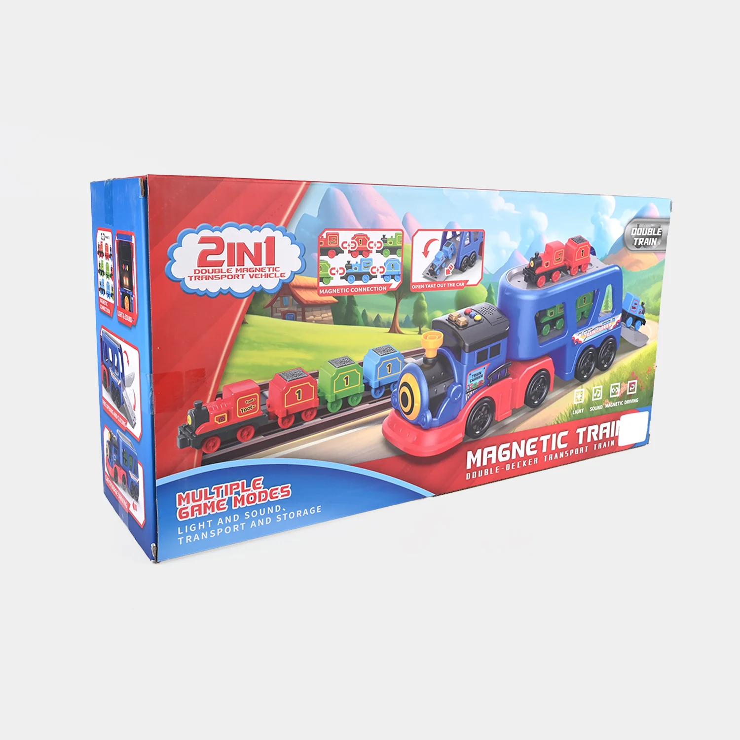 Magnetic Train: Double-Decker Transport Train - Image 3