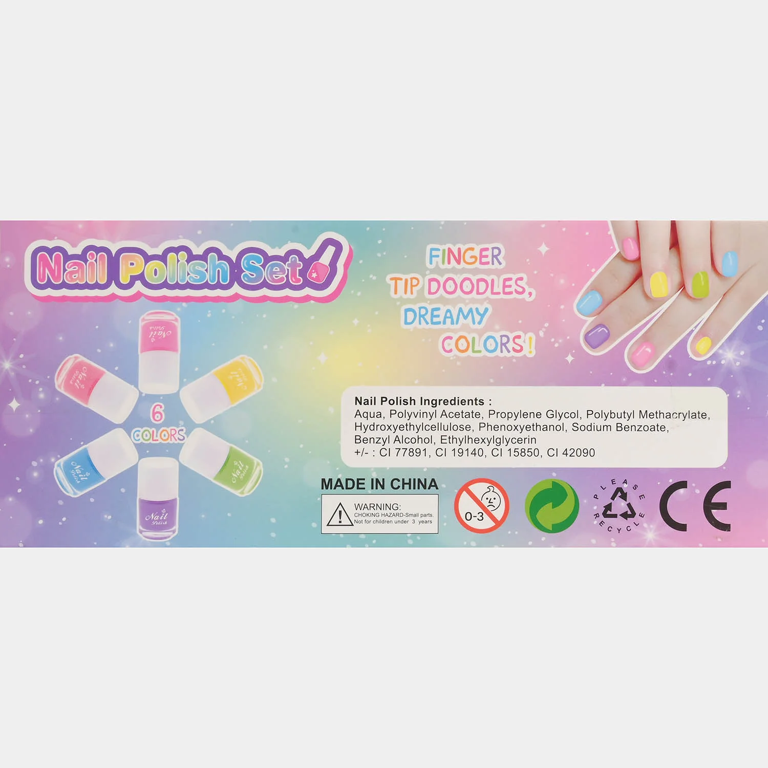 Kids Peel-Off Water-Based Nail Polish - Image 4