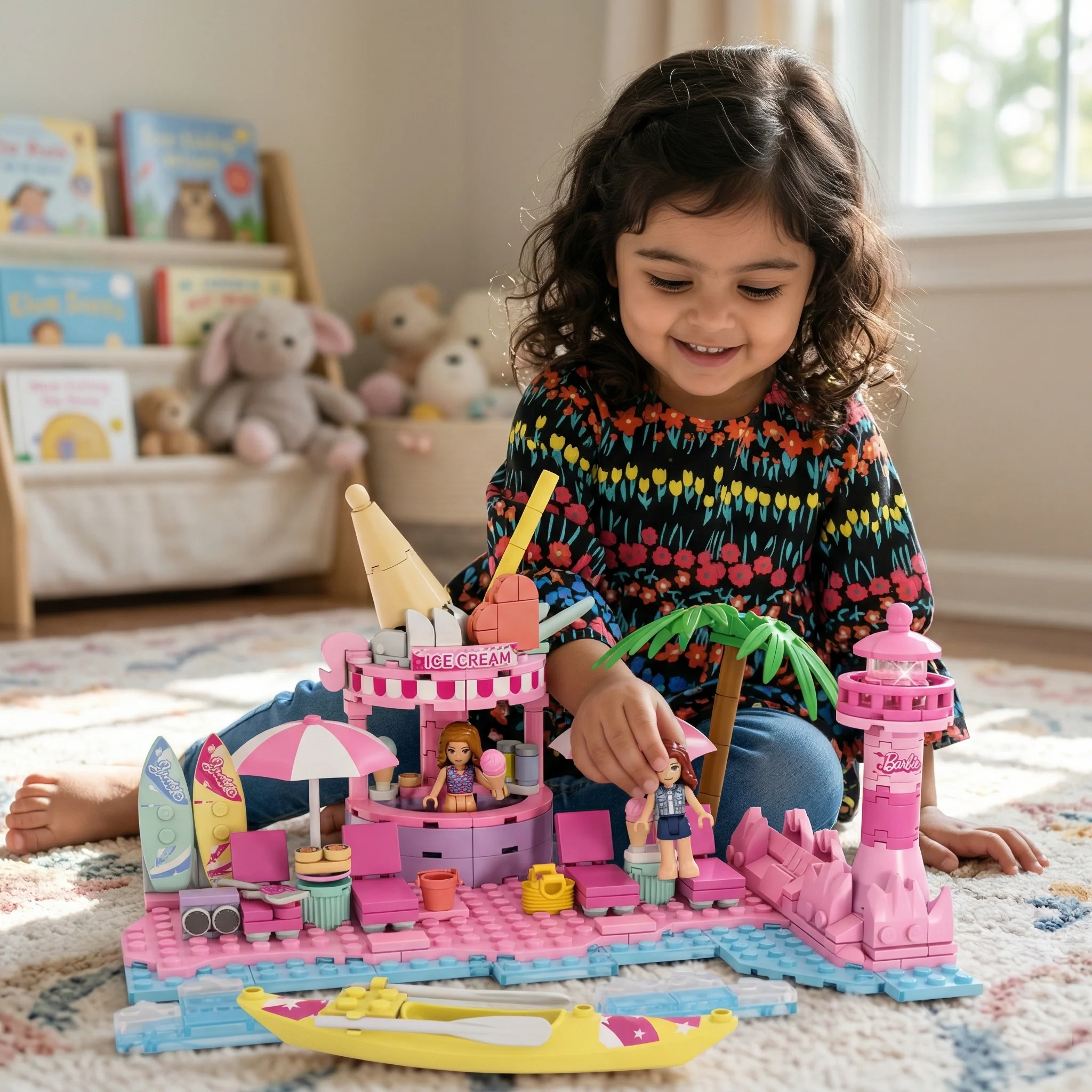 Vacation Themed Building Blocks Set for Kids