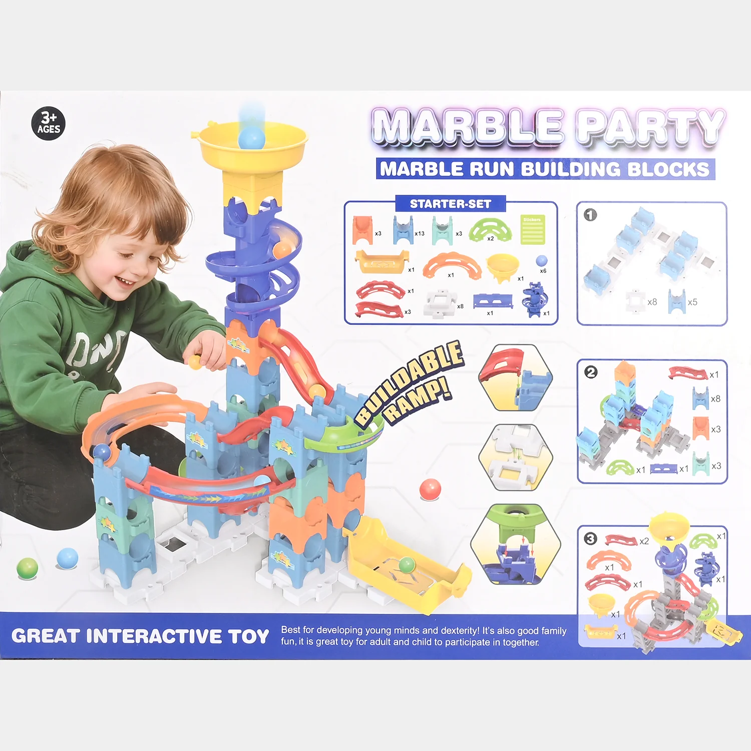 Marble Party Building Blocks - Image 3
