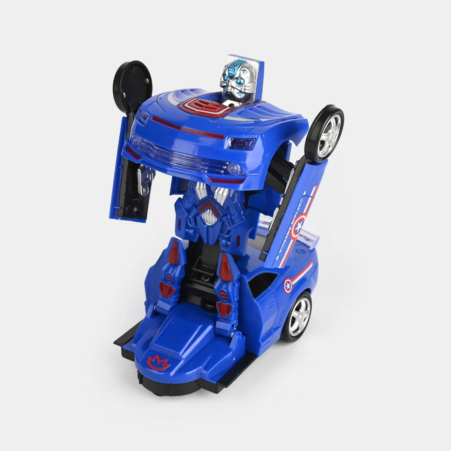 Mechanical Robot Deformation Car Toy with Light & Music - Image 2