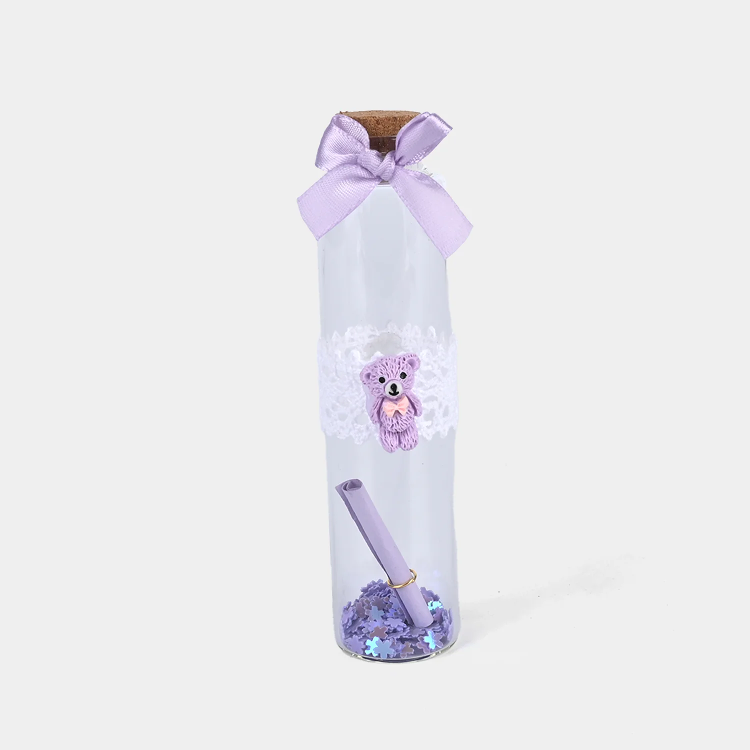 Mini Glass Message Bottle - Image 3